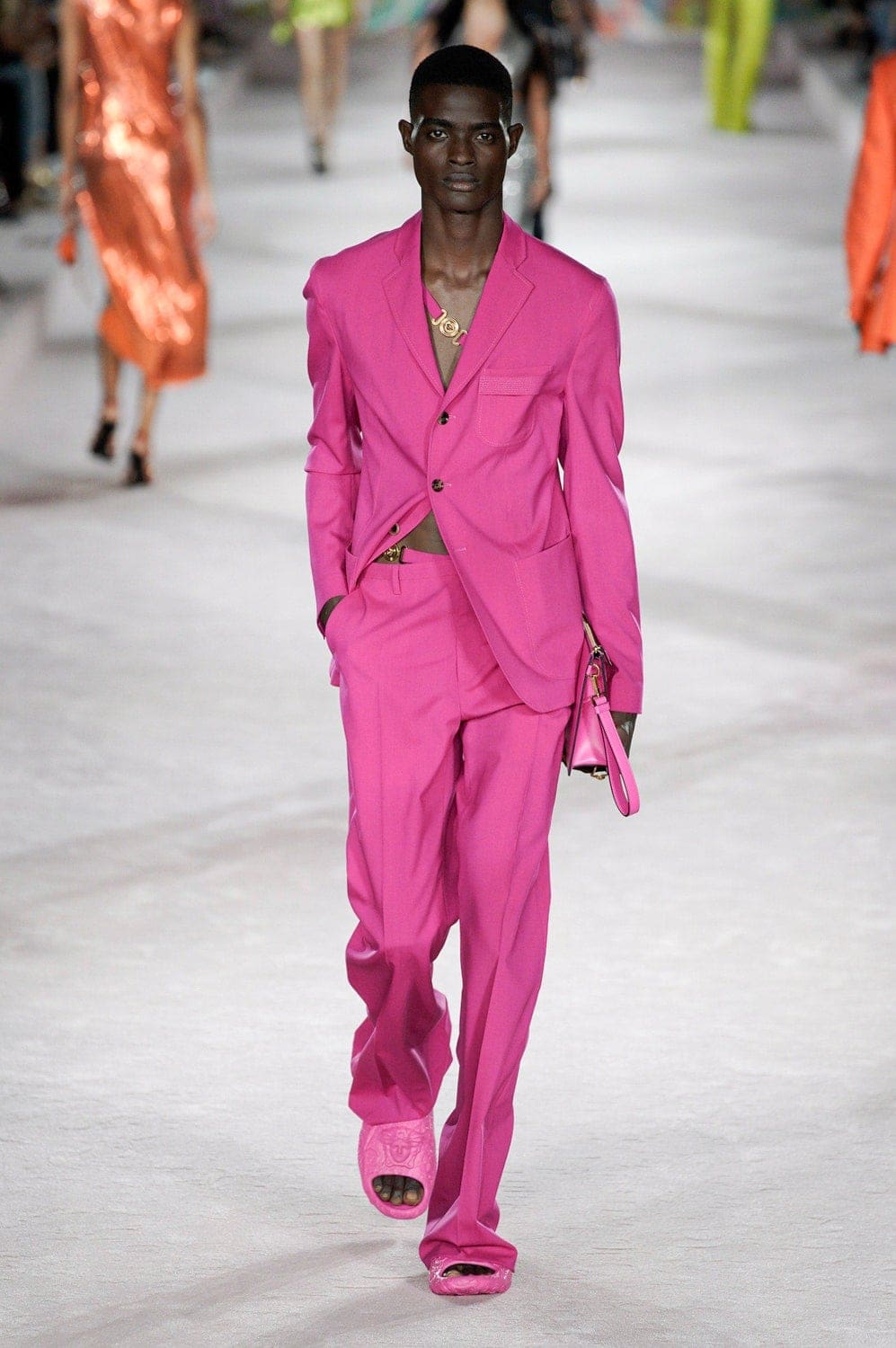 Versace Spring Summer 2021 Milan by RUNWAY MAGAZINE