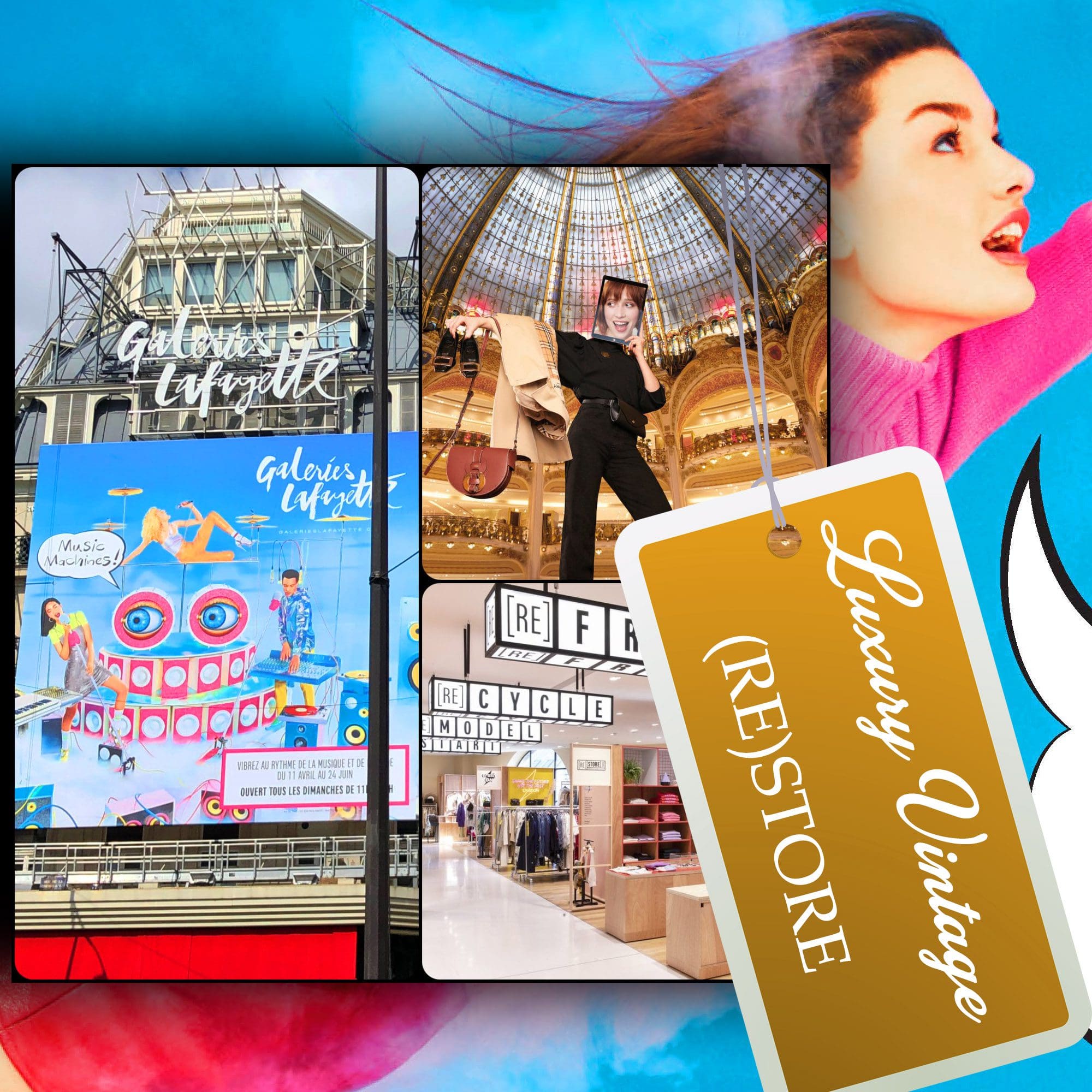 Galerie LaFayette Paris - Vintage Luxury Department Restaurierung