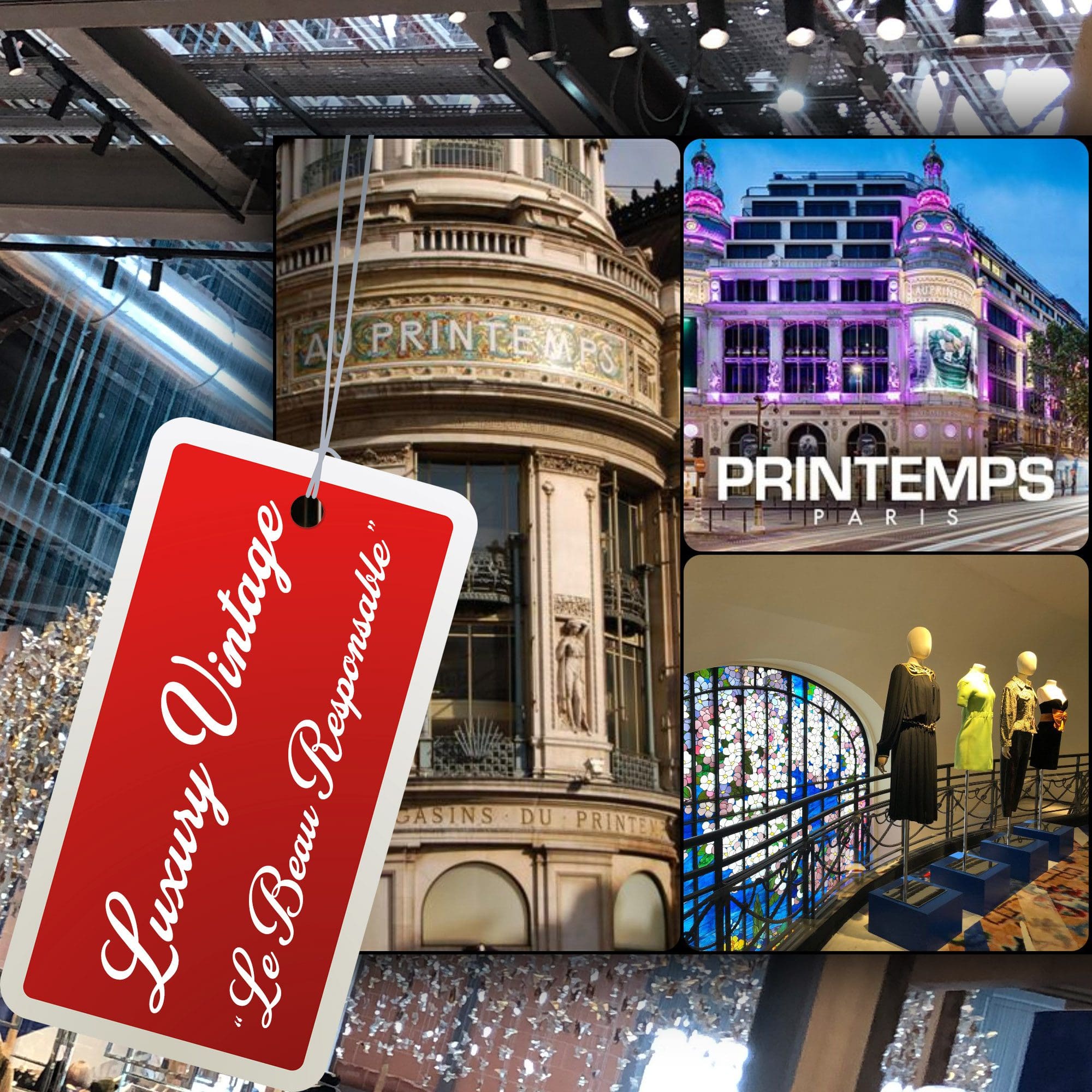 Printemps Haussmann Paris Luxus-Vintage-Abteilung