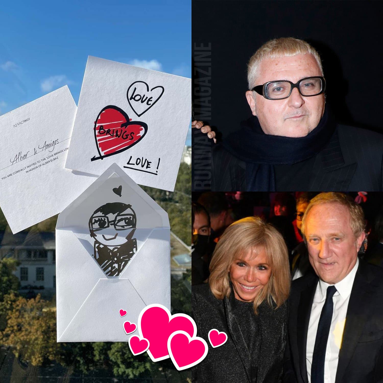 Spectacle Hommage à Alber Elbaz - Brigitte Macron et François-Henri Pinault par RUNWAY MAGAZINE