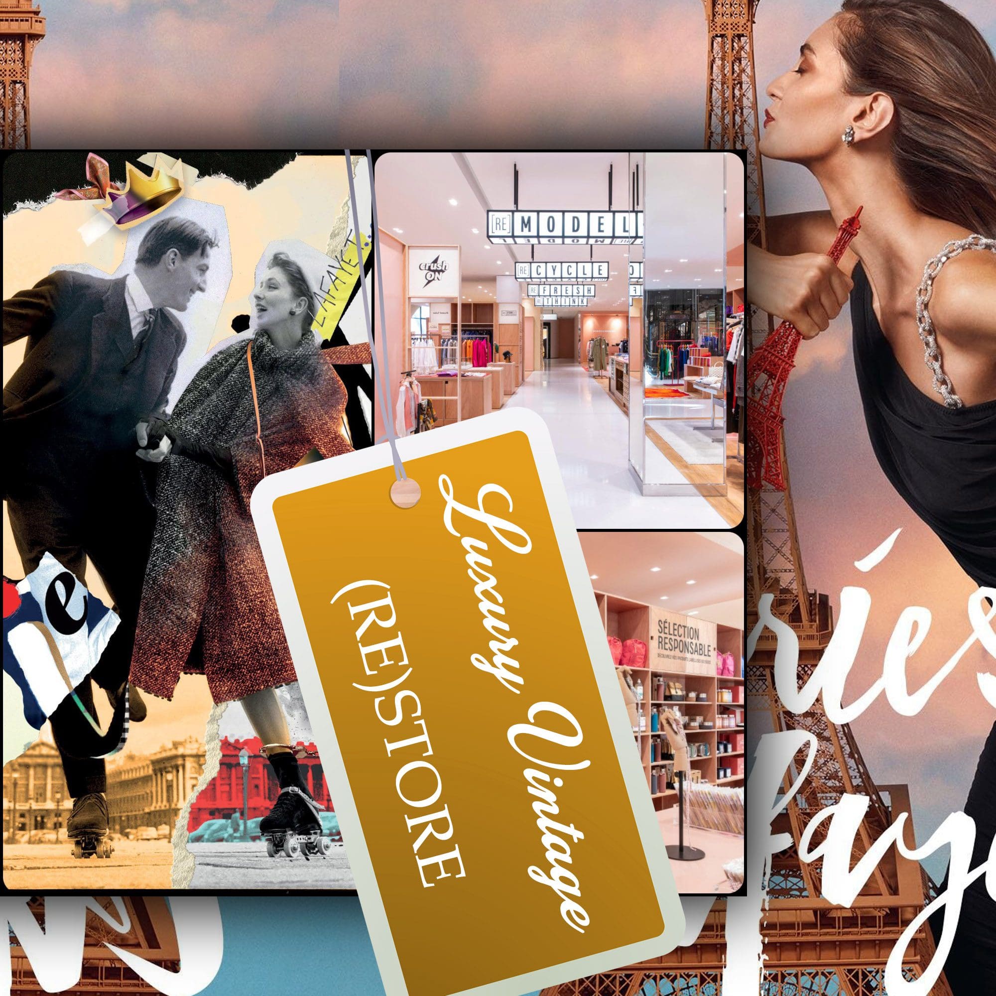 Galerie LaFayette Paris - Vintage Luxury Department Restaurierung