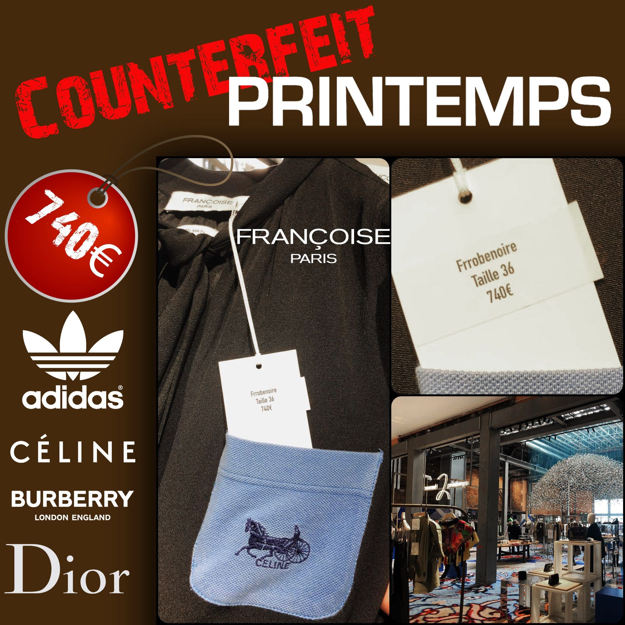 Printemps - FRANÇOISE Paris von Johanna Senyk - gefälschte Produktion - Dior, Burberry, Celine, Adidas