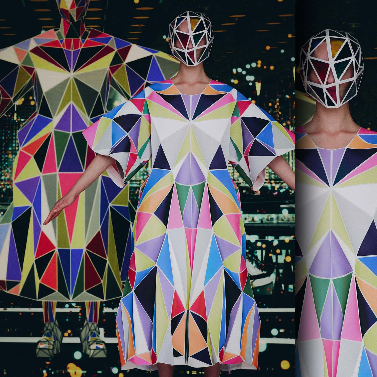 Anrealage Dimension at U for NFT Spring Summer 2022 by RUNWAY MAGAZINE