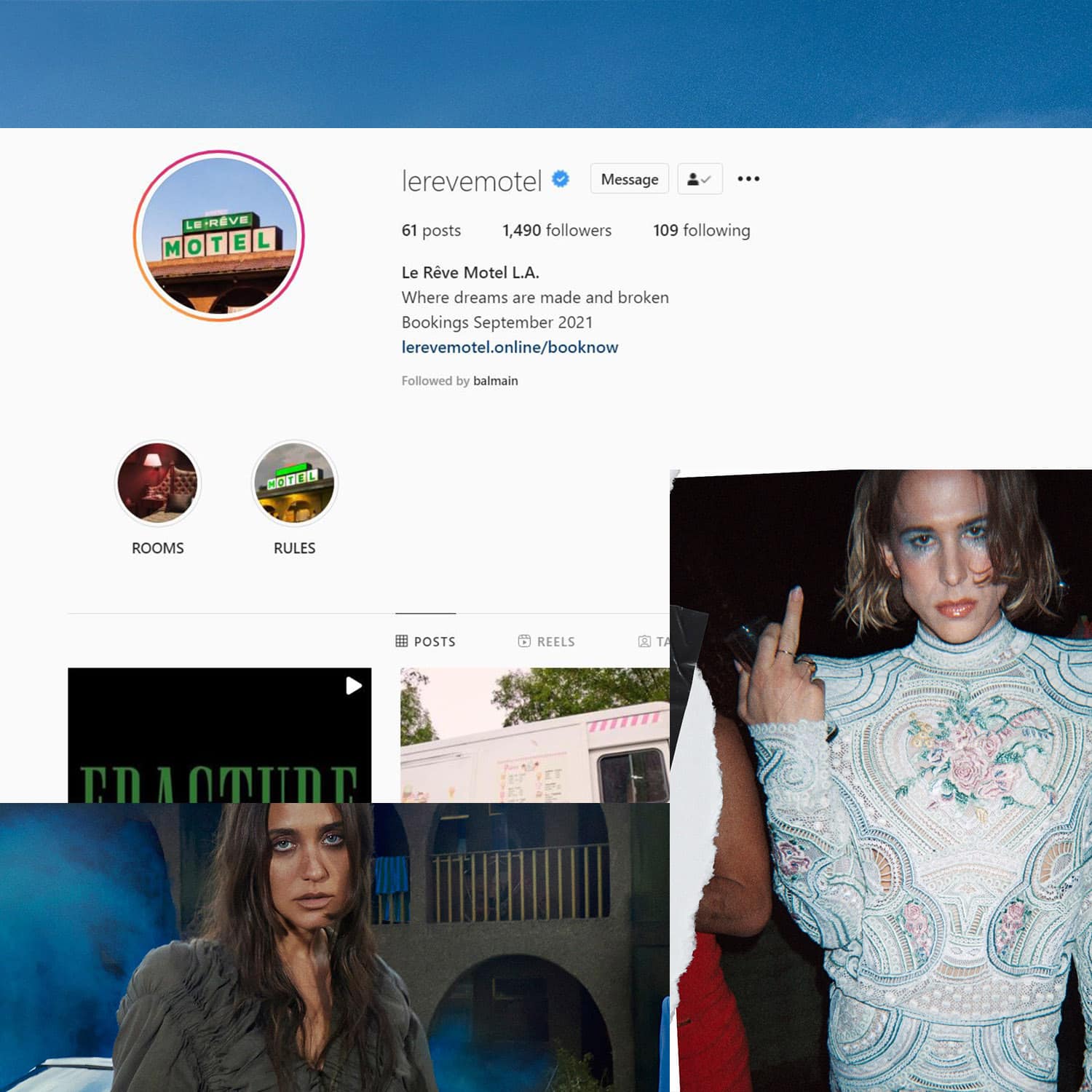 Série Fracture Balmain par Olivier Rousteing fiasco