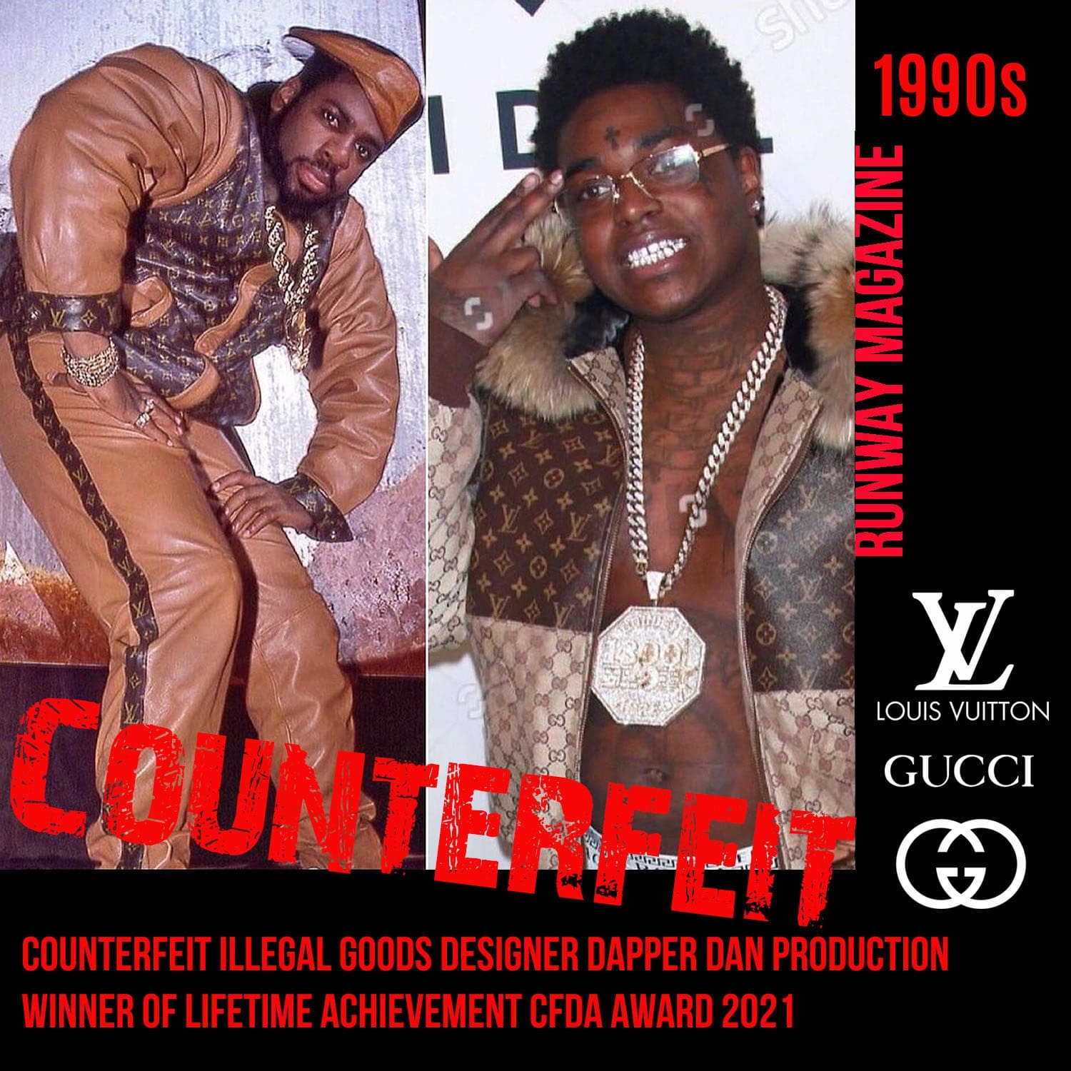 Counterfeit Illegal goods designer Dapper Dan Winner of lifetime achievement CFDA Award 2021