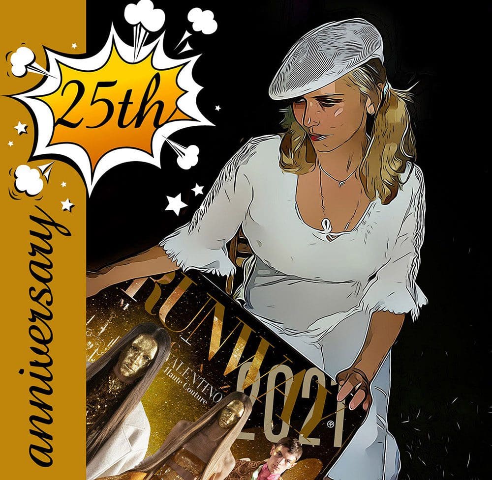 RUNWAY MAGAZINE 25e anniversaire - Eleonora de Gray fondatrice et rédactrice en chef