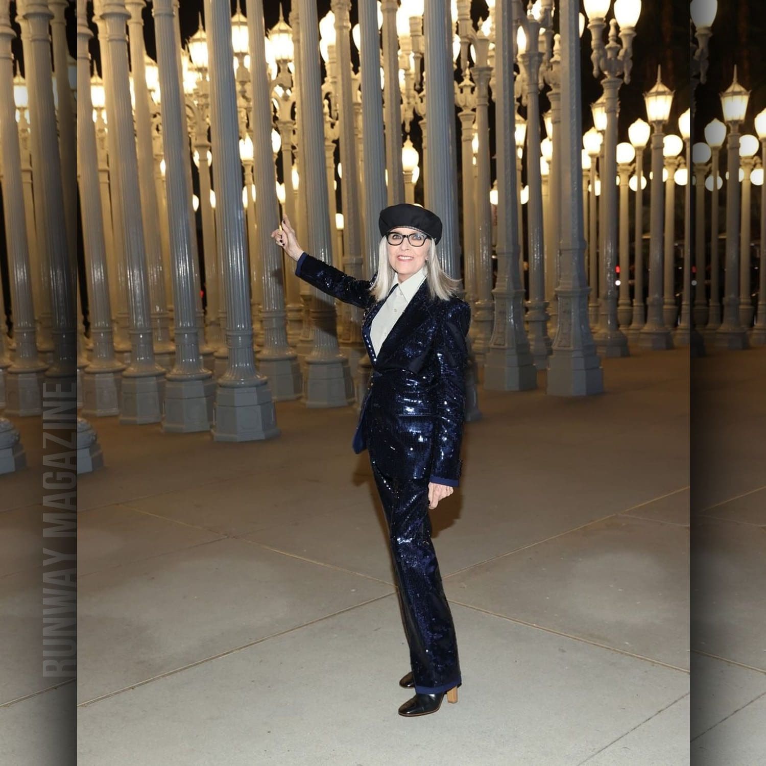 Diane Keaton at Lacma Art+Film Gala 2021 by RUNWAY MAGAZINE