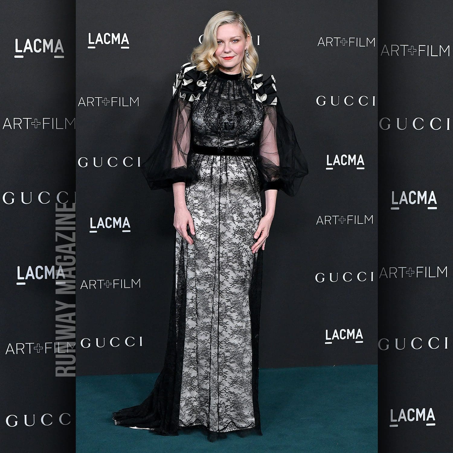 Kirsten Dunst at Lacma Art+Film Gala 2021 by RUNWAY MAGAZINE