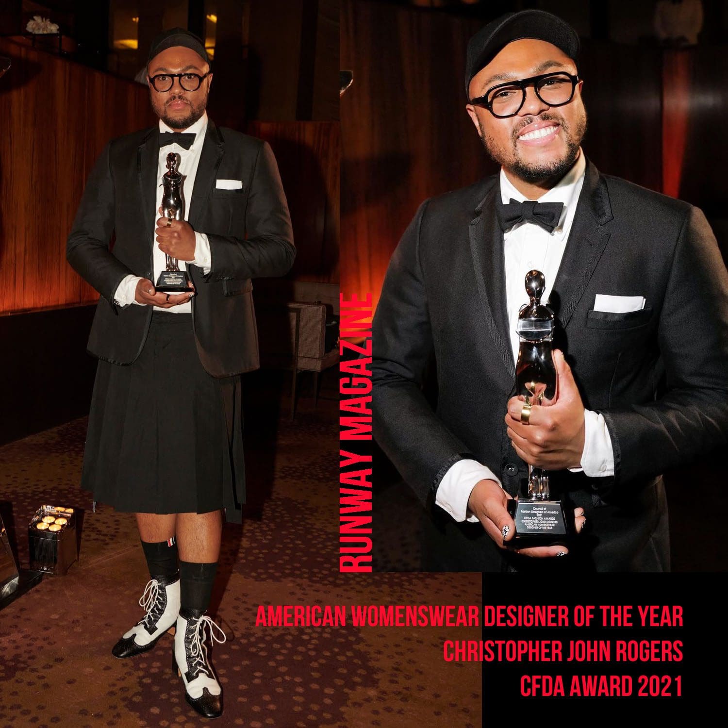 American Womenswear Designer of the Year Christopher John Rogers - CFDA Award 2021