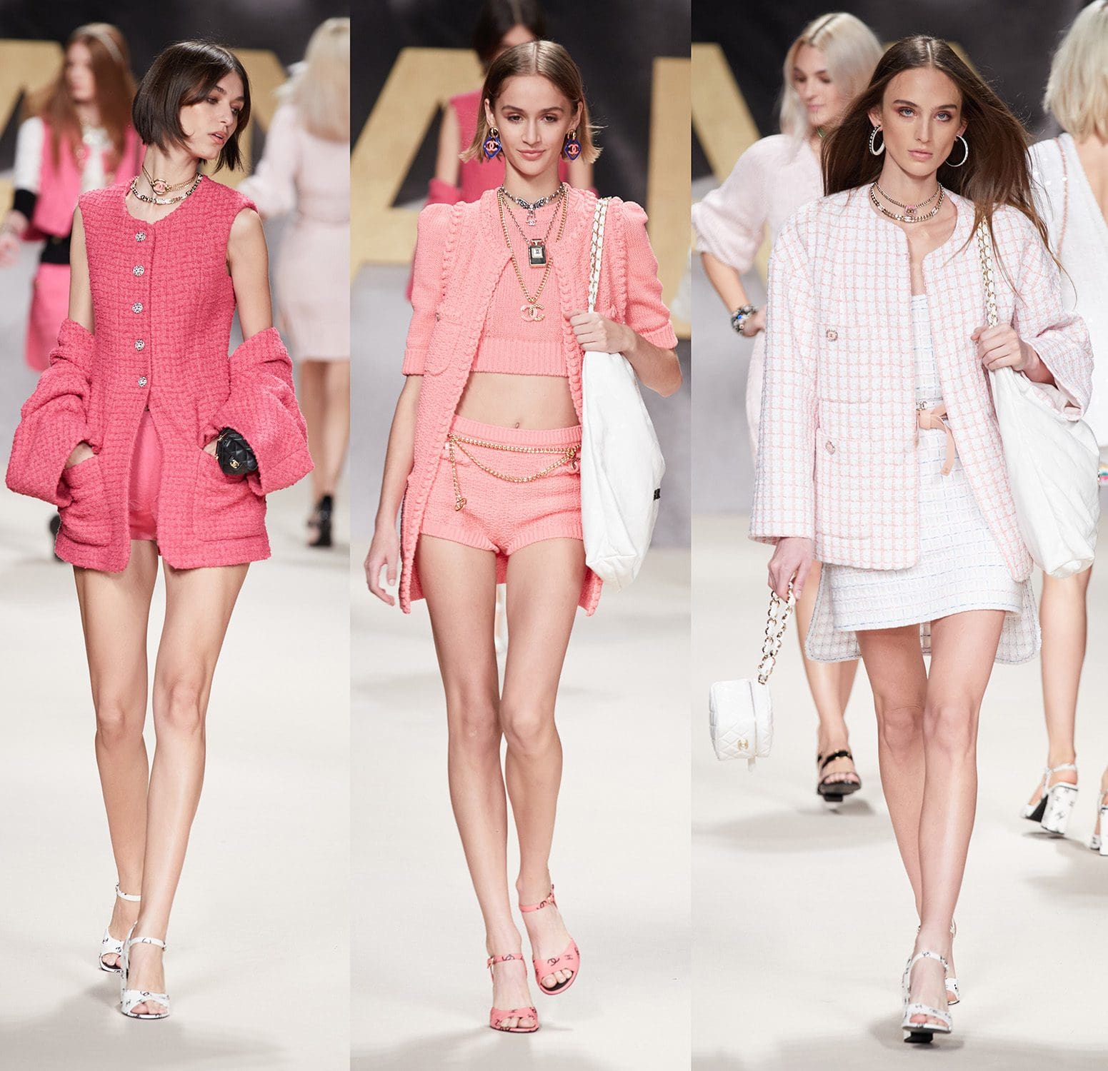 Pink in Chanel Spring Summer 2022 RTW by RUNWAY MAGAZINE