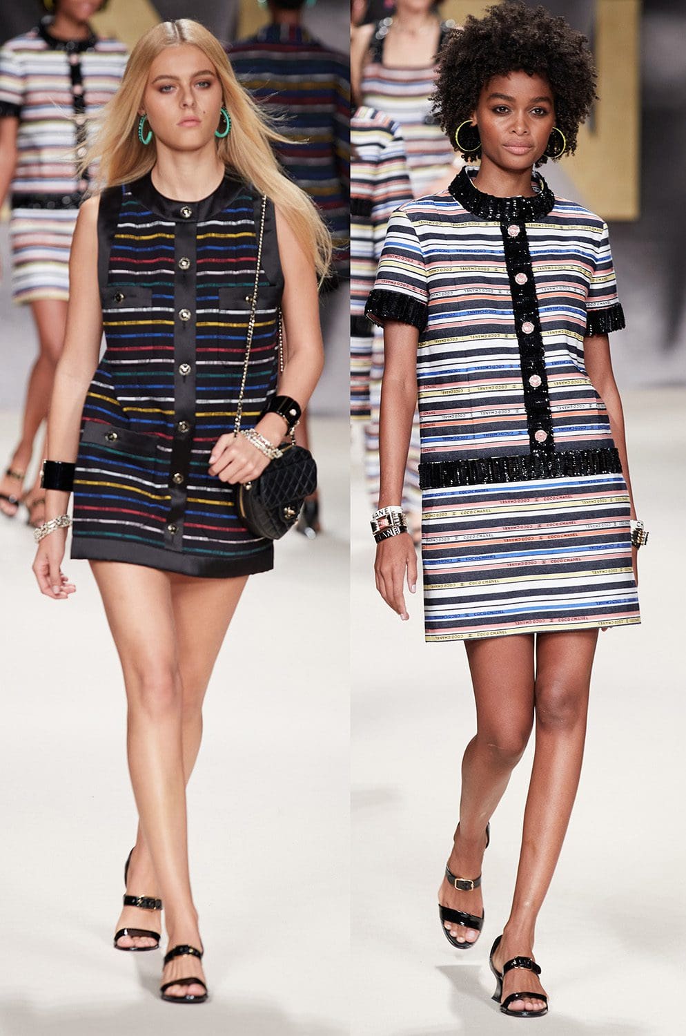 Positive-Negative looks in Chanel Spring Summer 2022 RTW by RUNWAY MAGAZINE