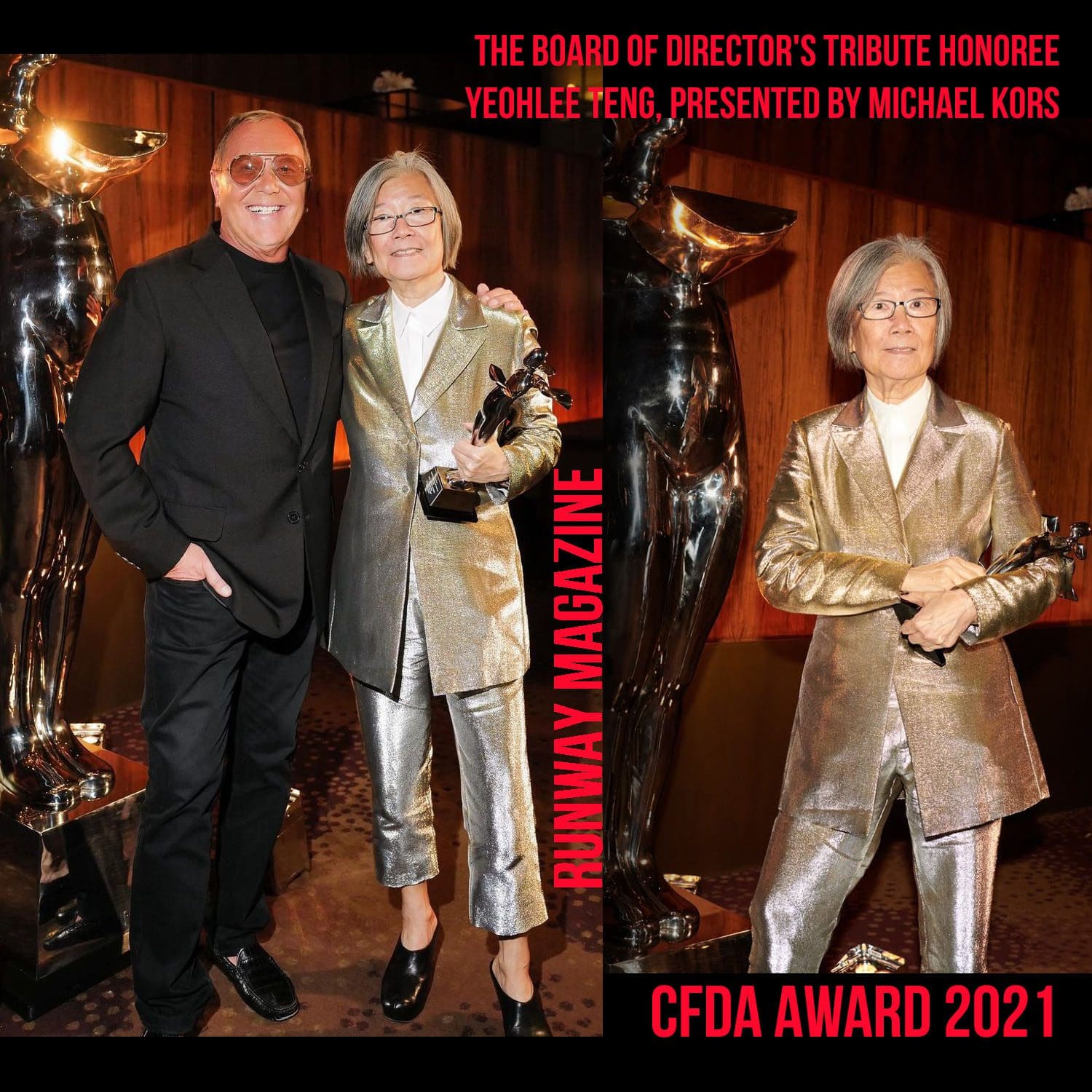 The Board of Directors Tribute honoree Yeohlee Teng, presented by Michael Kors - CFDA Award 2021