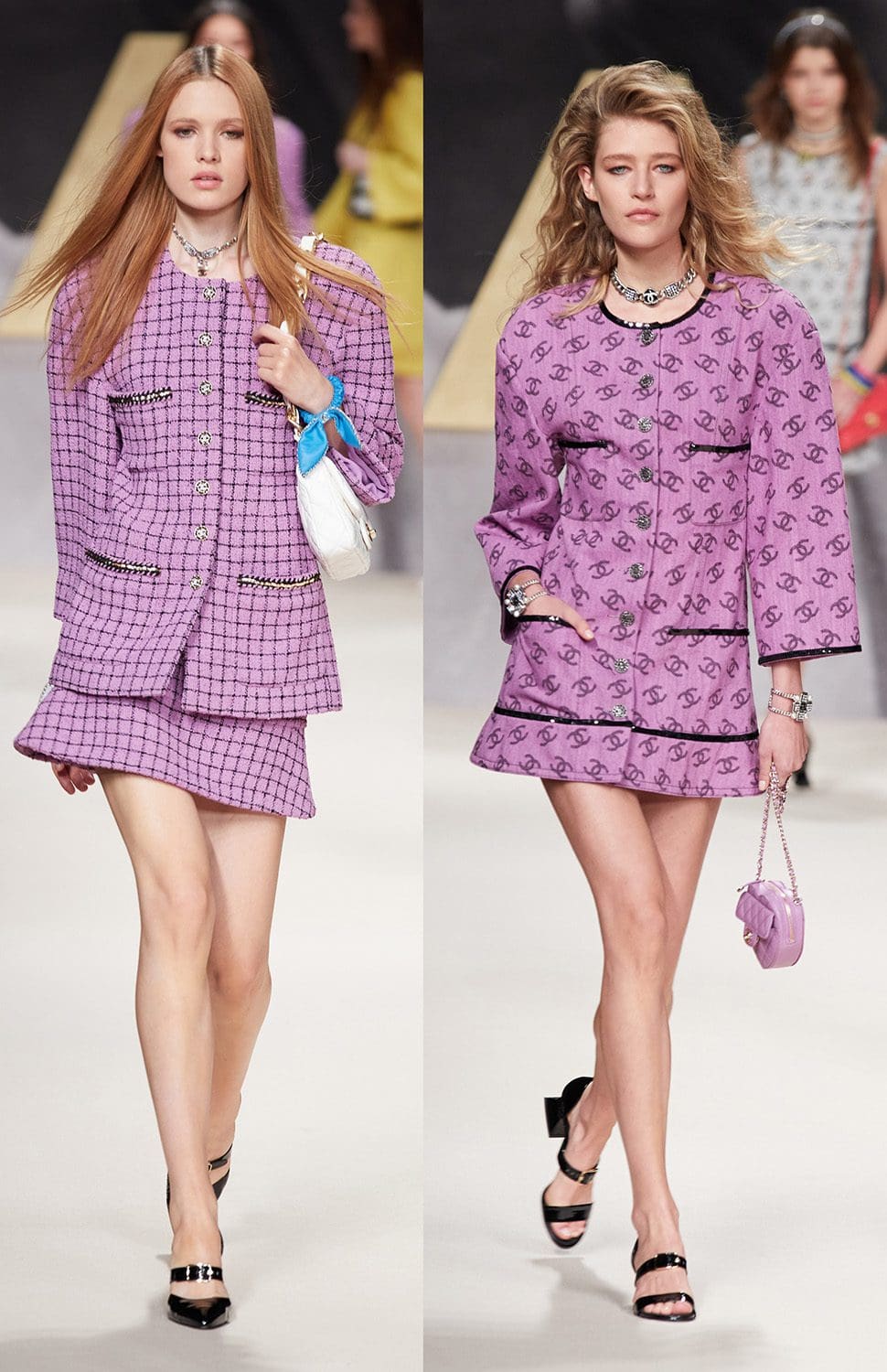 Violet in Chanel Spring Summer 2022 RTW by RUNWAY MAGAZINE