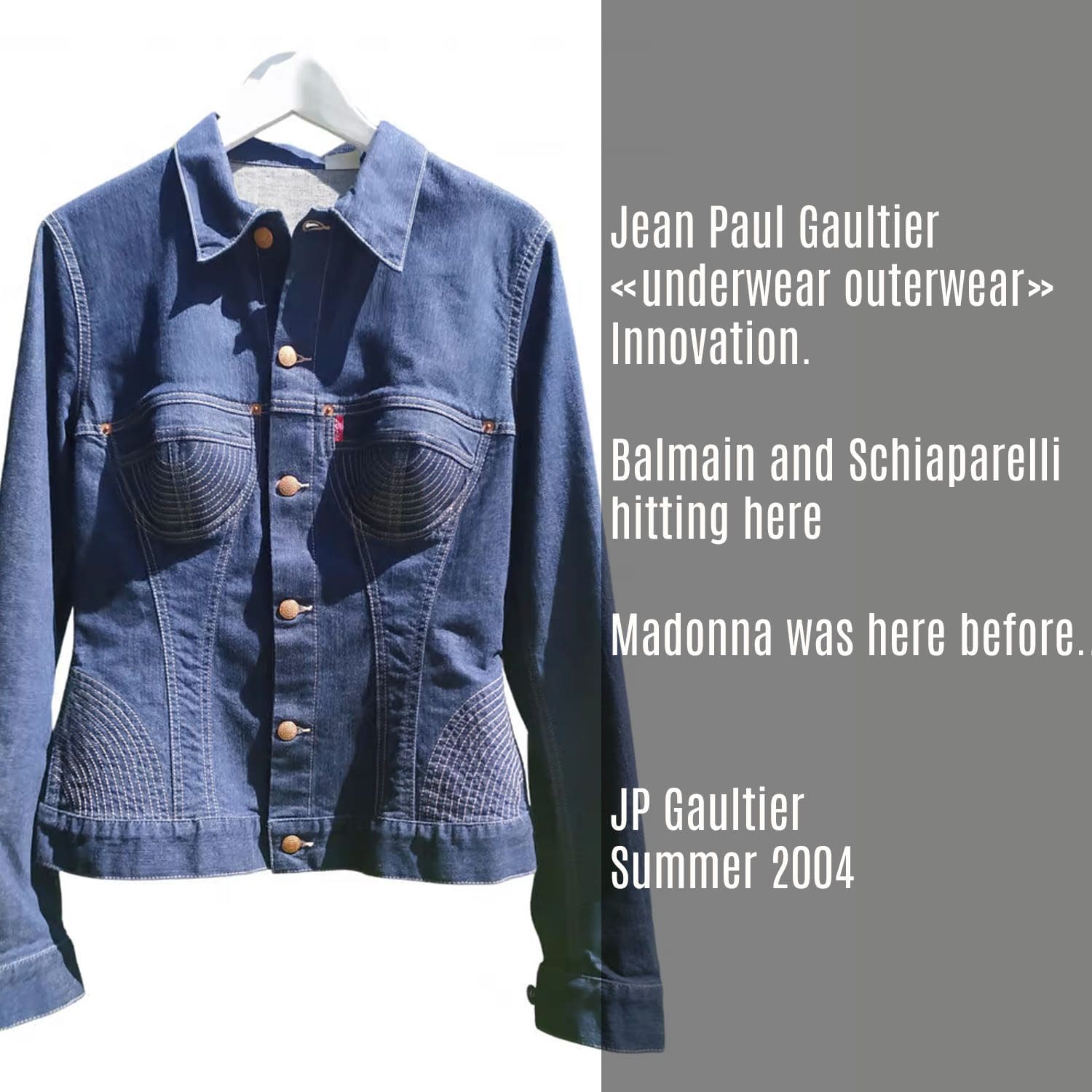 Jean Paul Gaultier underwear outwear innovation 2004 by RUNWAY MAGAZINE