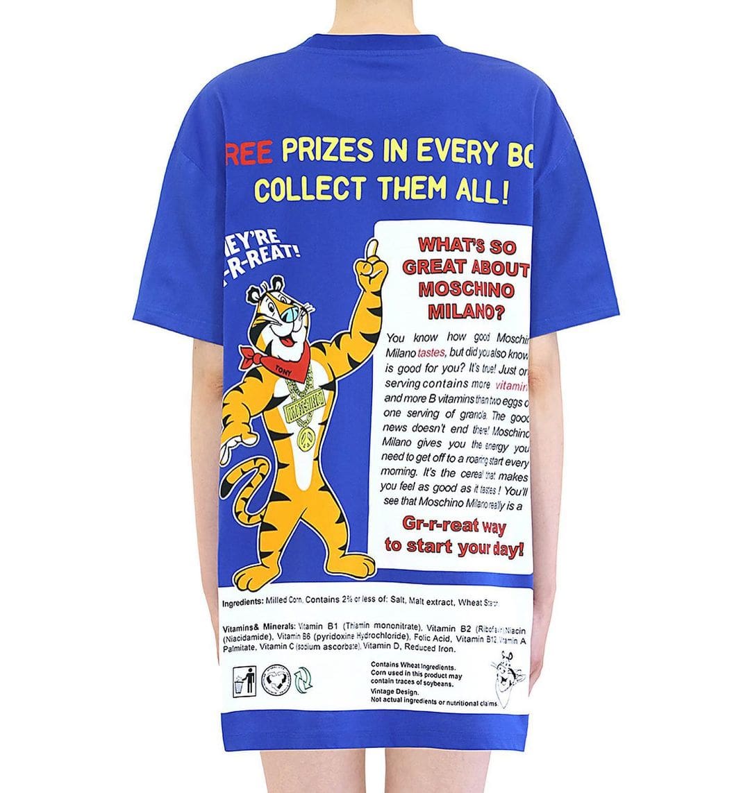 Moschino Tony the Tiger Capsule Collection to celebrate the year of tiger