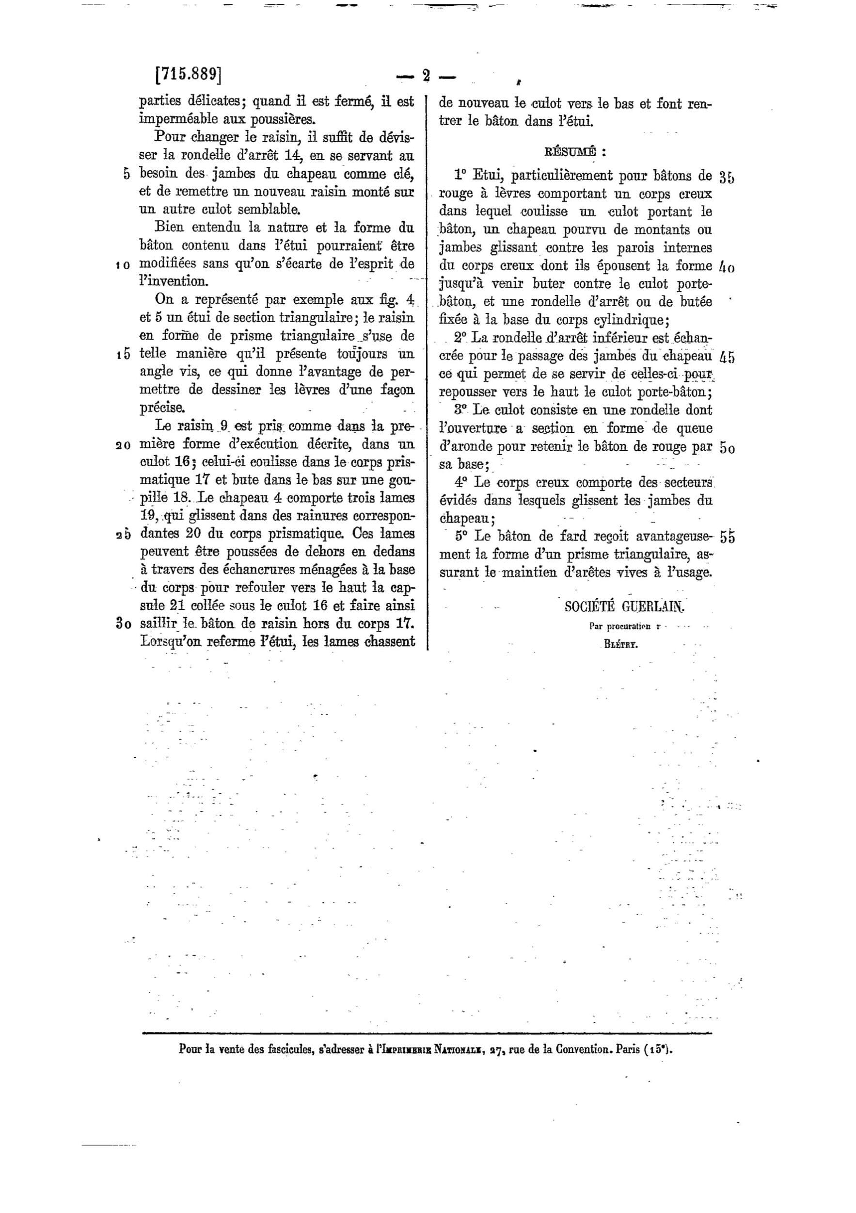 Tresors INPI - 1931 Rossetto