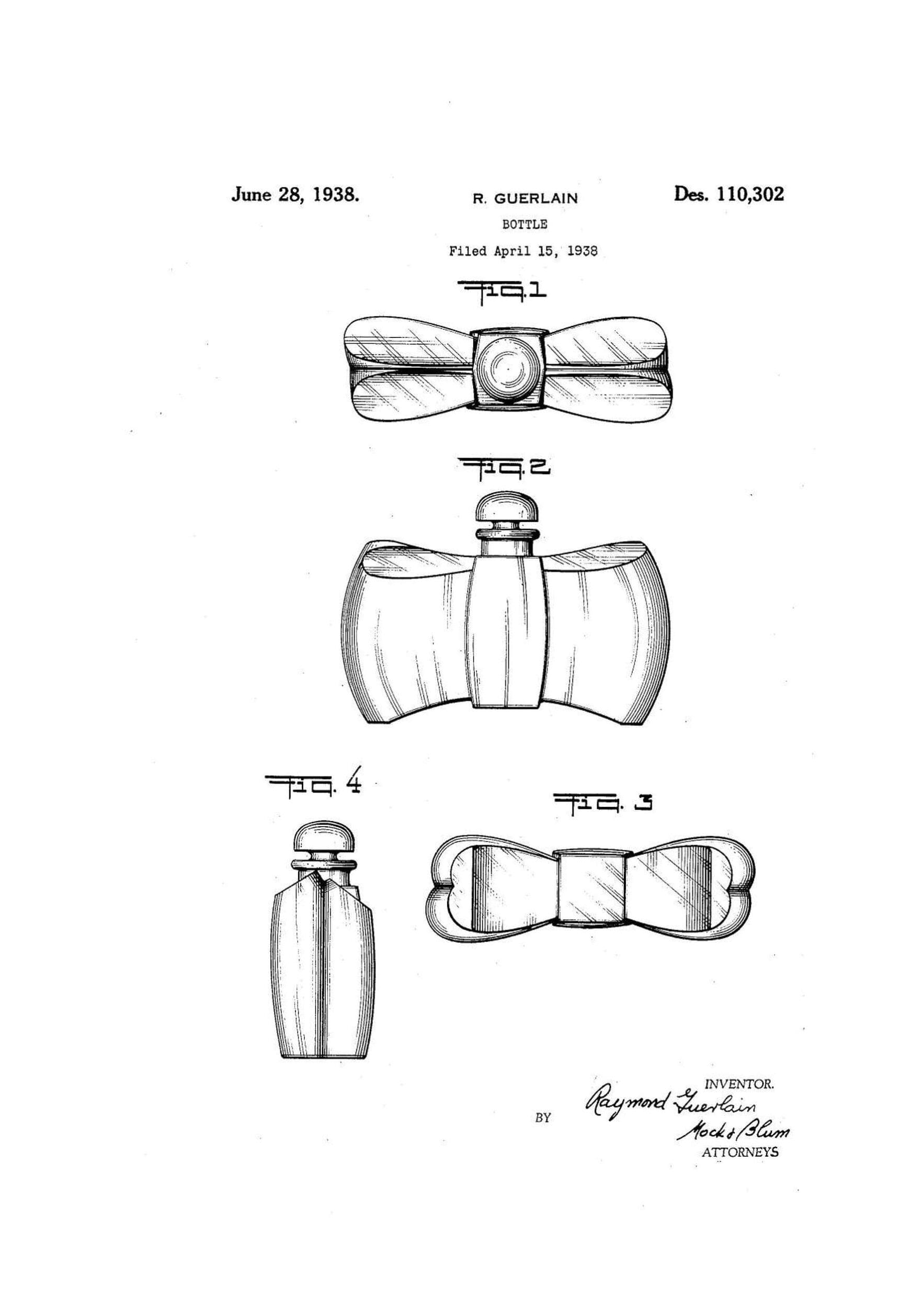 USPTO - Registrazioni brevetti Guerlain 1926-1938