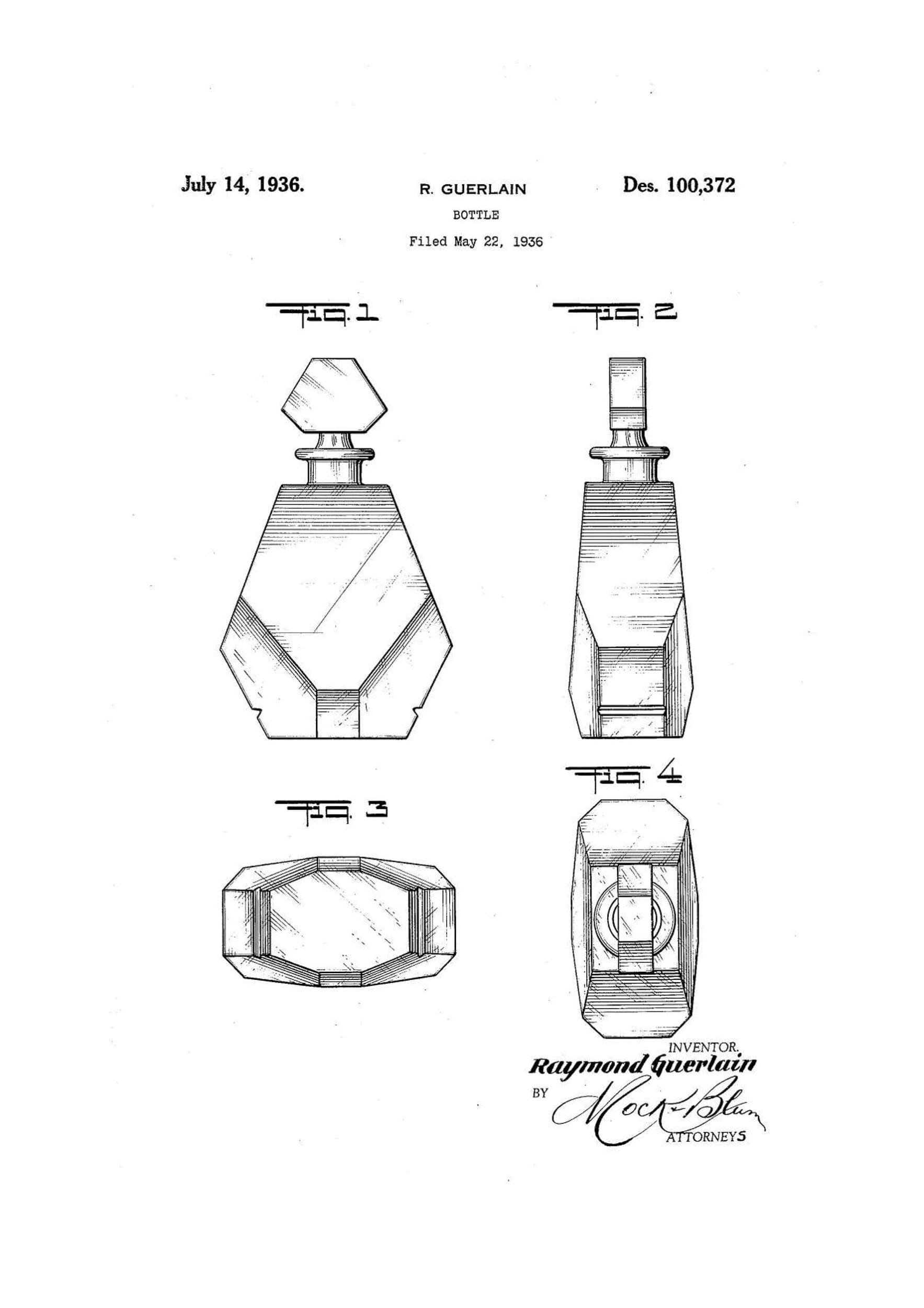 USPTO - Registrazioni brevetti Guerlain 1926-1938