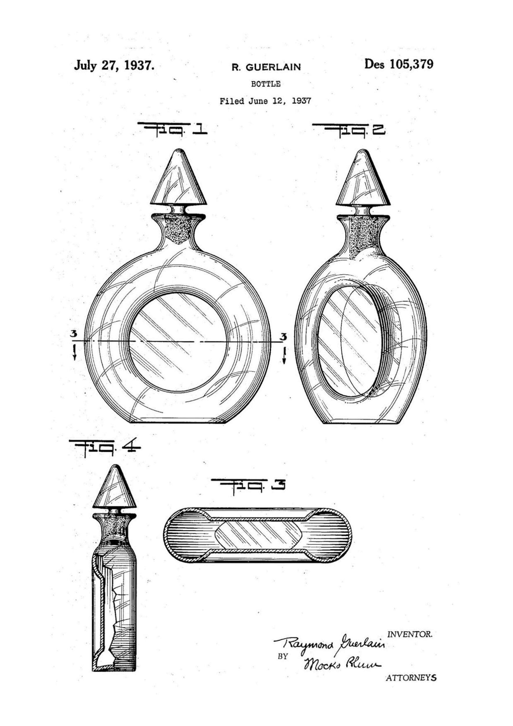 USPTO - Registrazioni brevetti Guerlain 1926-1938