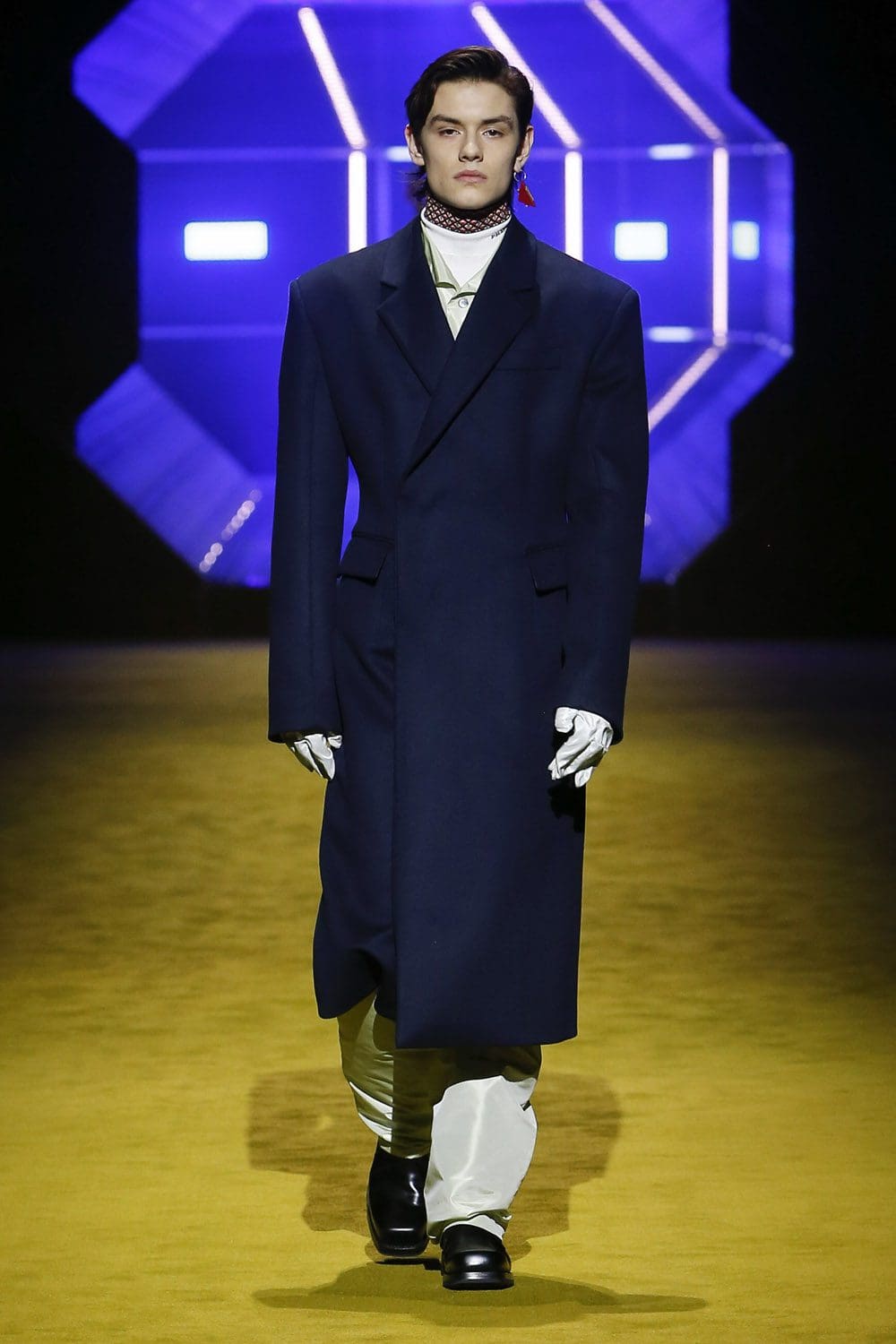 Prada Fall Winter 2022-2023 Men Louis Partridge by RUNWAY MAGAZINE