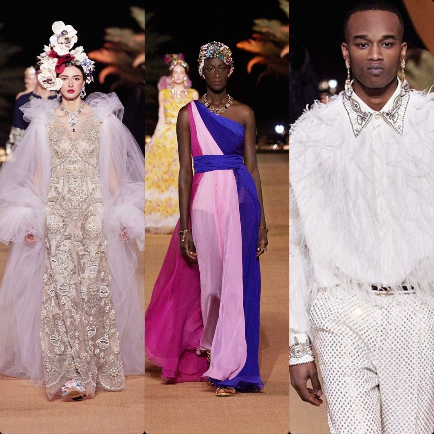 Dolce Gabbana Alta Moda y Alta Sartoria - AlUla Arabia Saudita por RUNWAY REVISTA