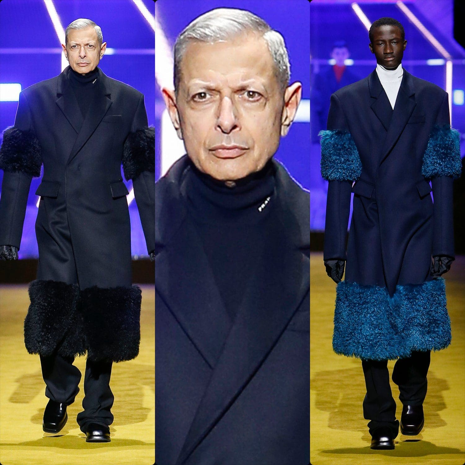 Jeff Goldblum for Prada Fall Winter 2022-2023 Men by RUNWAY MAGAZINE