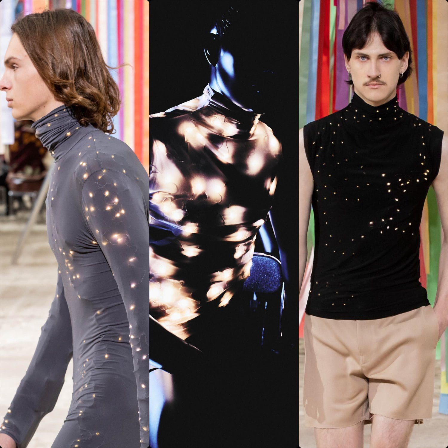 Loewe outono inverno 2022-2023 Luzes LED por RUNWAY MAGAZINE