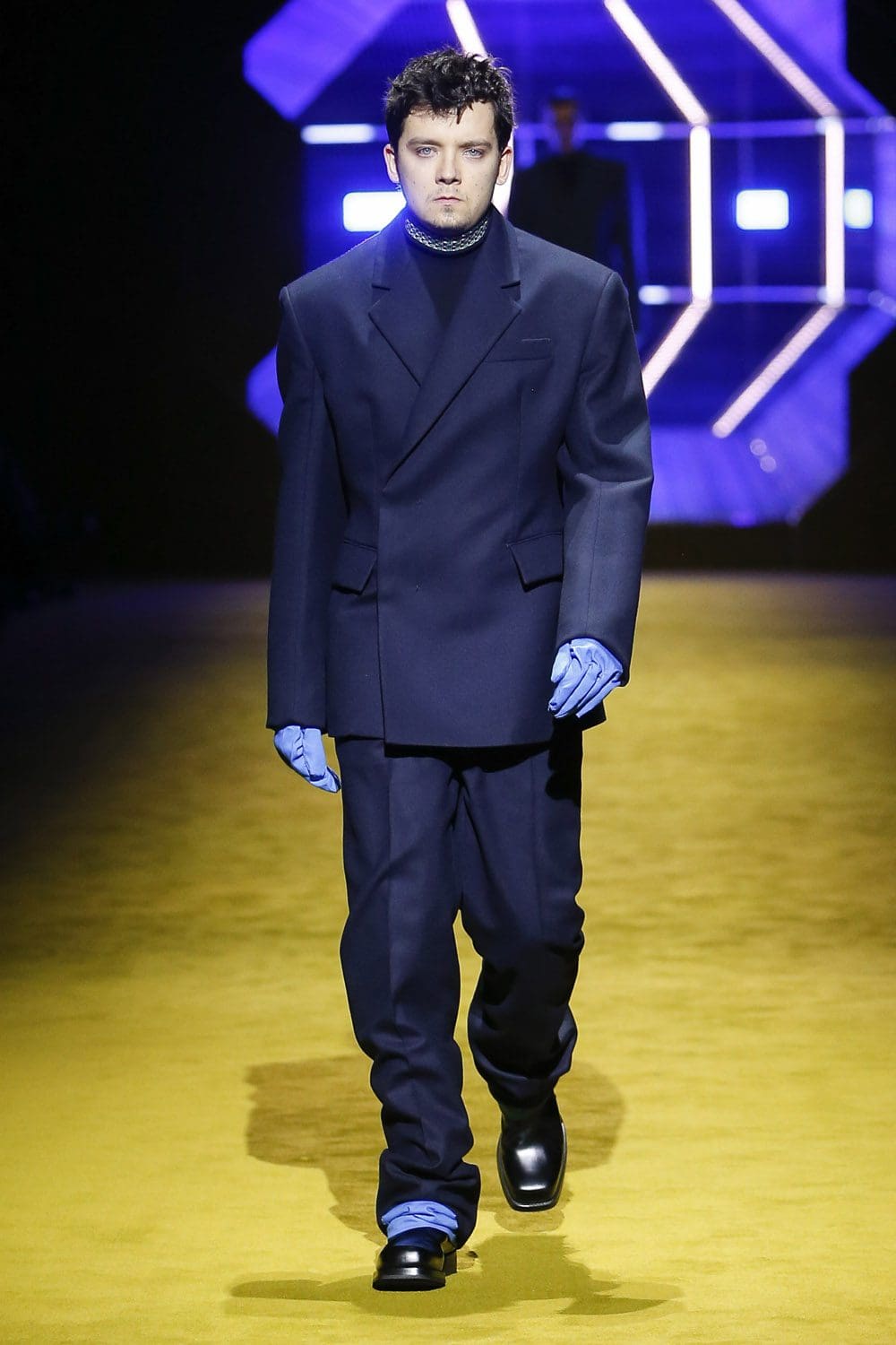 Prada Fall Winter 2022-2023 Asa Butterfield Men by RUNWAY MAGAZINE