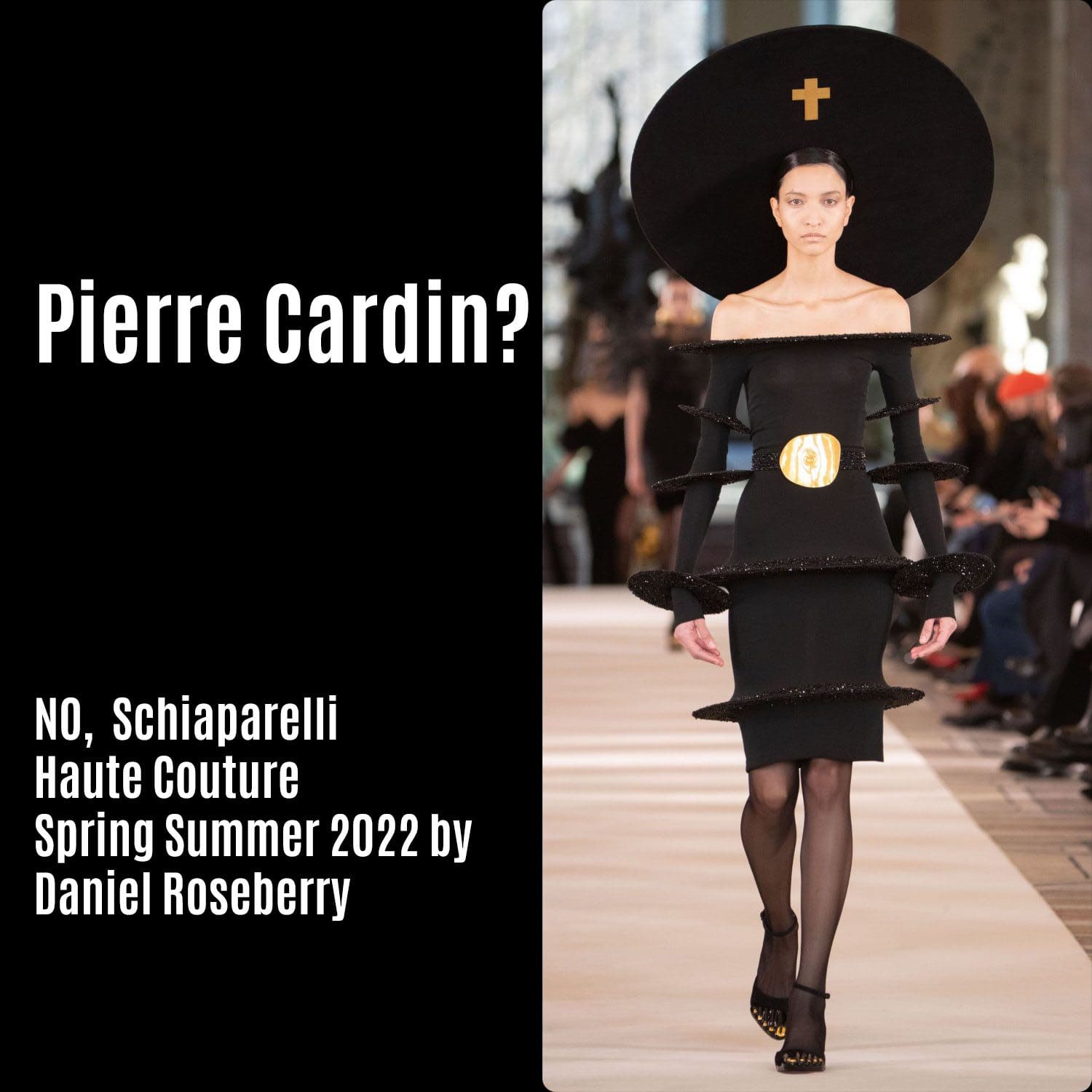 Pierre Cardin ecoa em Daniel Roseberry para Schiaparelli HC Spring Summer 2022