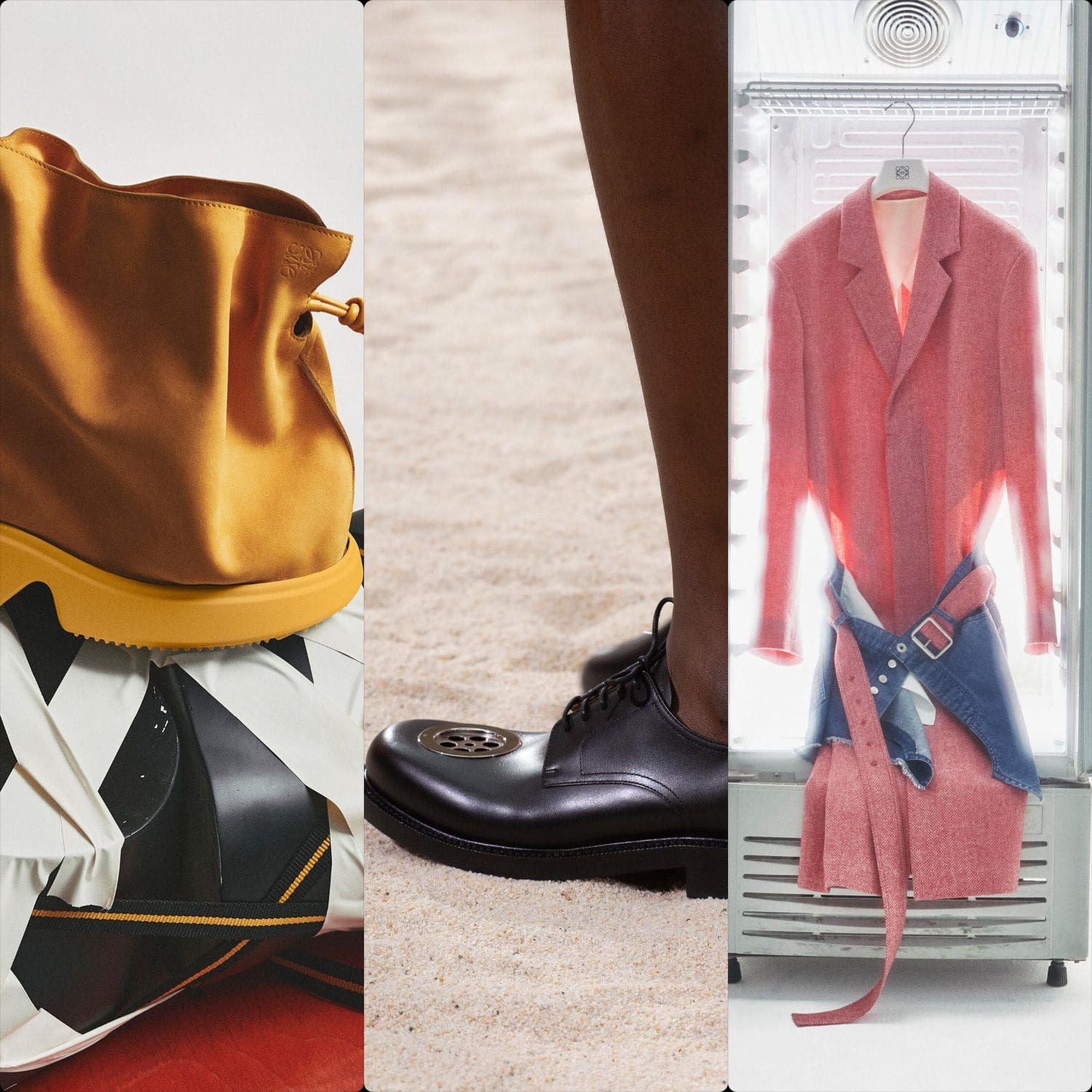 Loewe outono inverno 2022-2023 bolsas sapatos por RUNWAY MAGAZINE