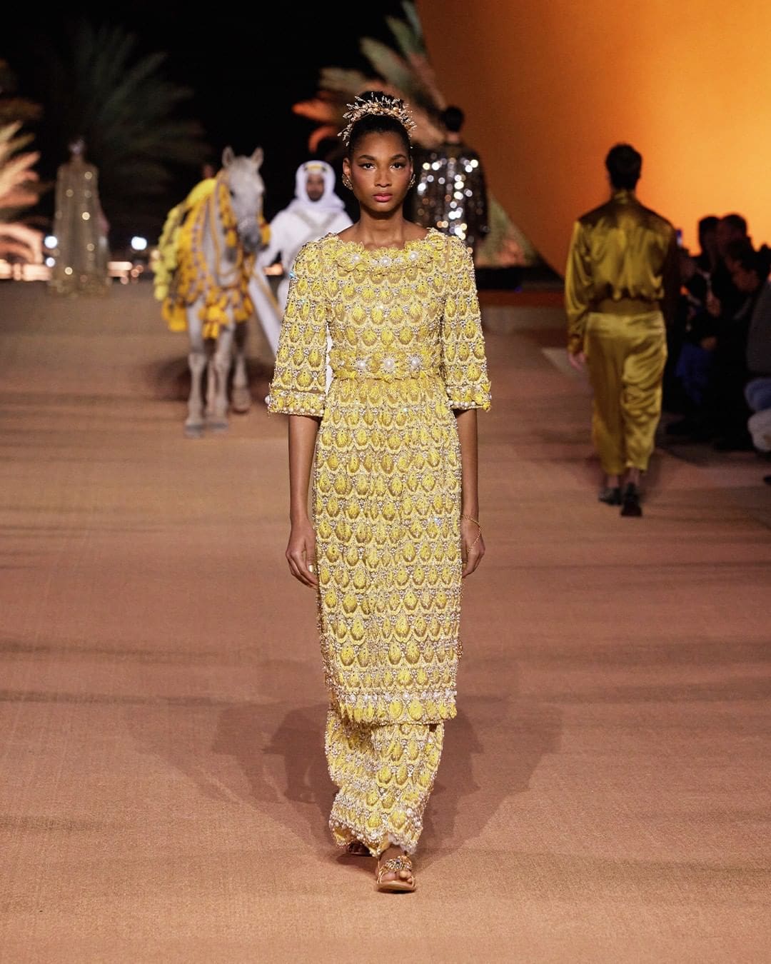 Dolce Gabbana Alta Moda y Alta Sartoria - AlUla Arabia Saudita por RUNWAY REVISTA