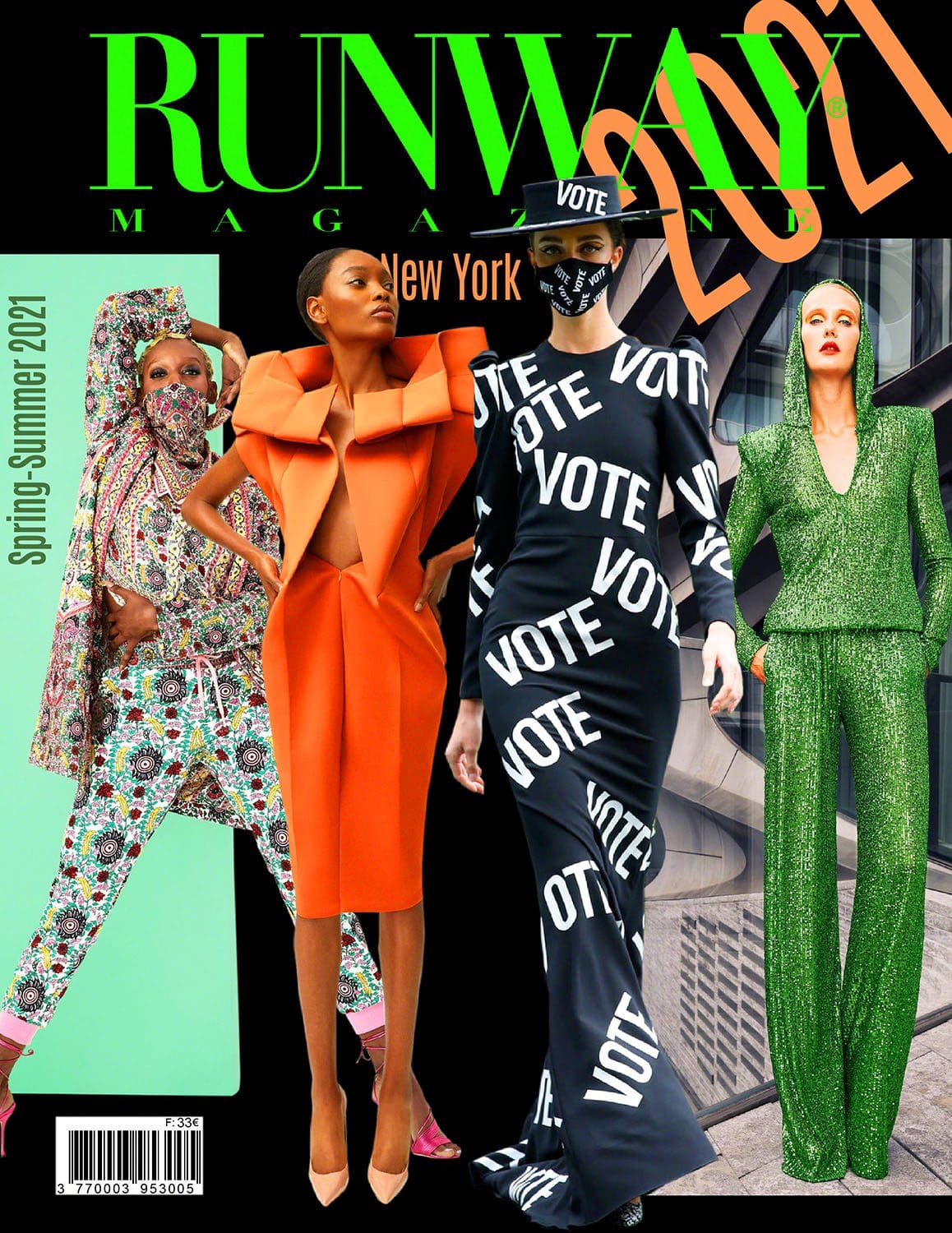 RUNWAY 雑誌2021 issue 2021年春夏ニューヨーク