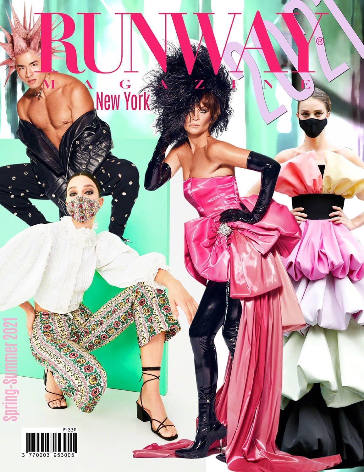 RUNWAY 雑誌2021 issue 2021年春夏ニューヨーク