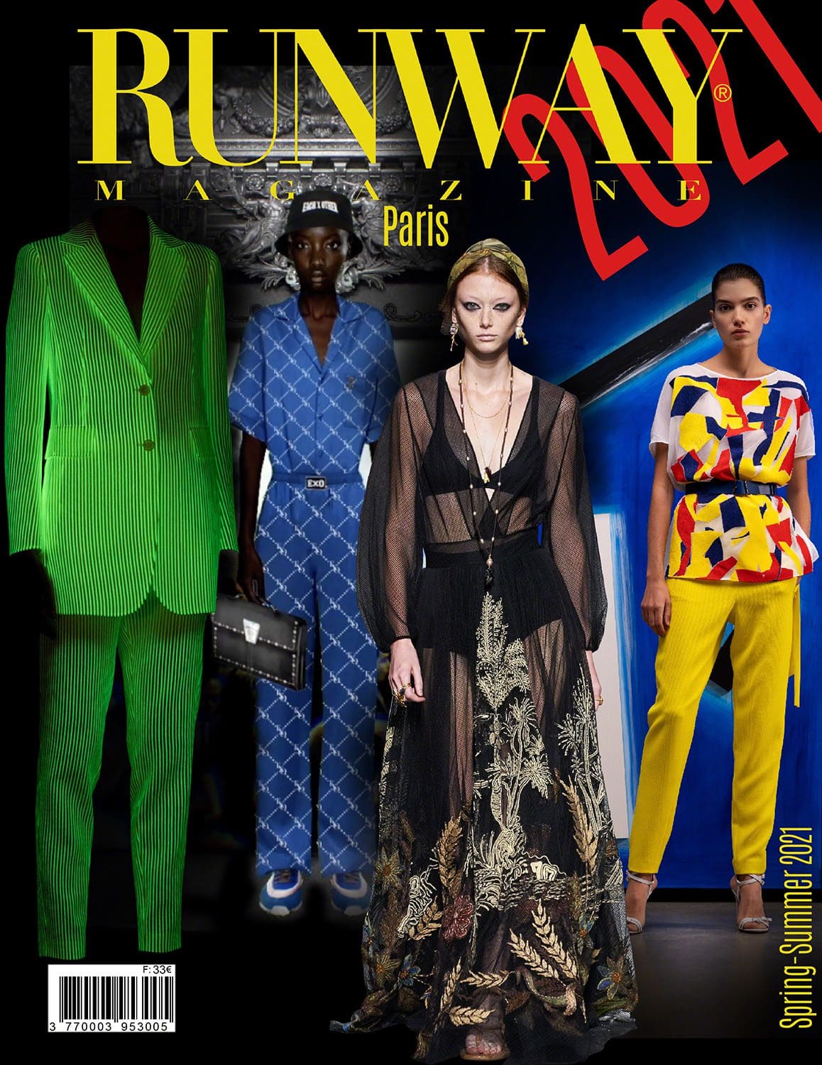 RUNWAY 雑誌2021 issue 2021年春夏パリ