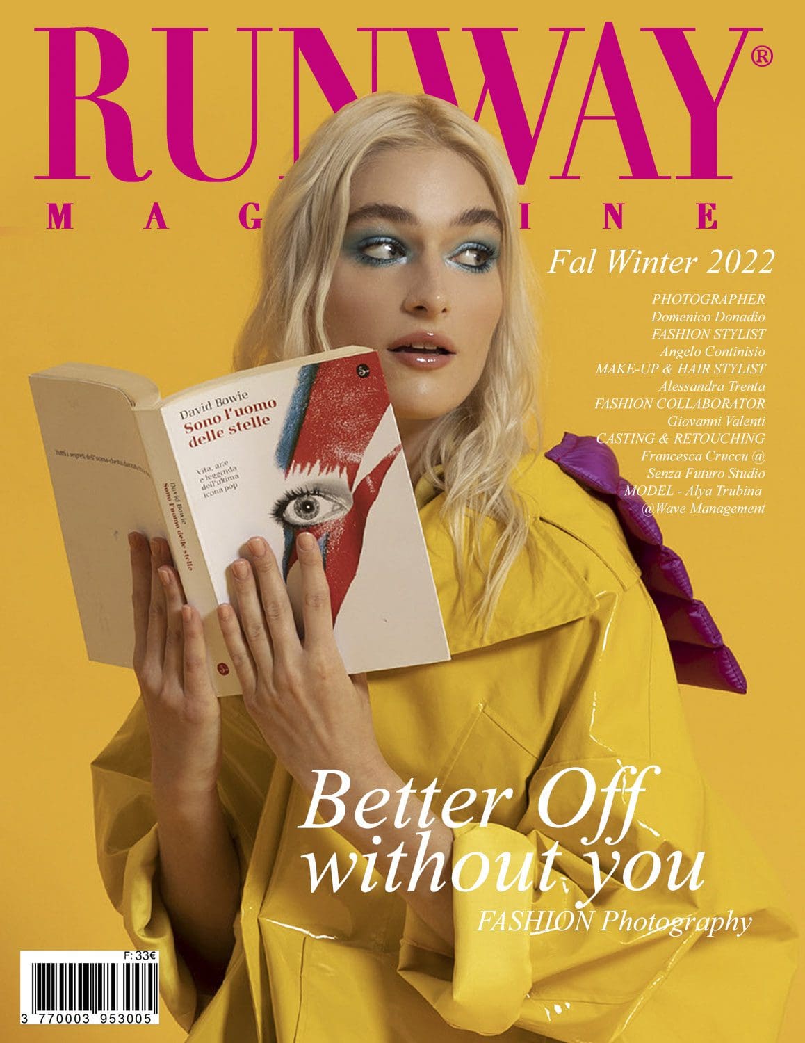 RUNWAY Magazine 2022 issue Photographie de mode automne 2022