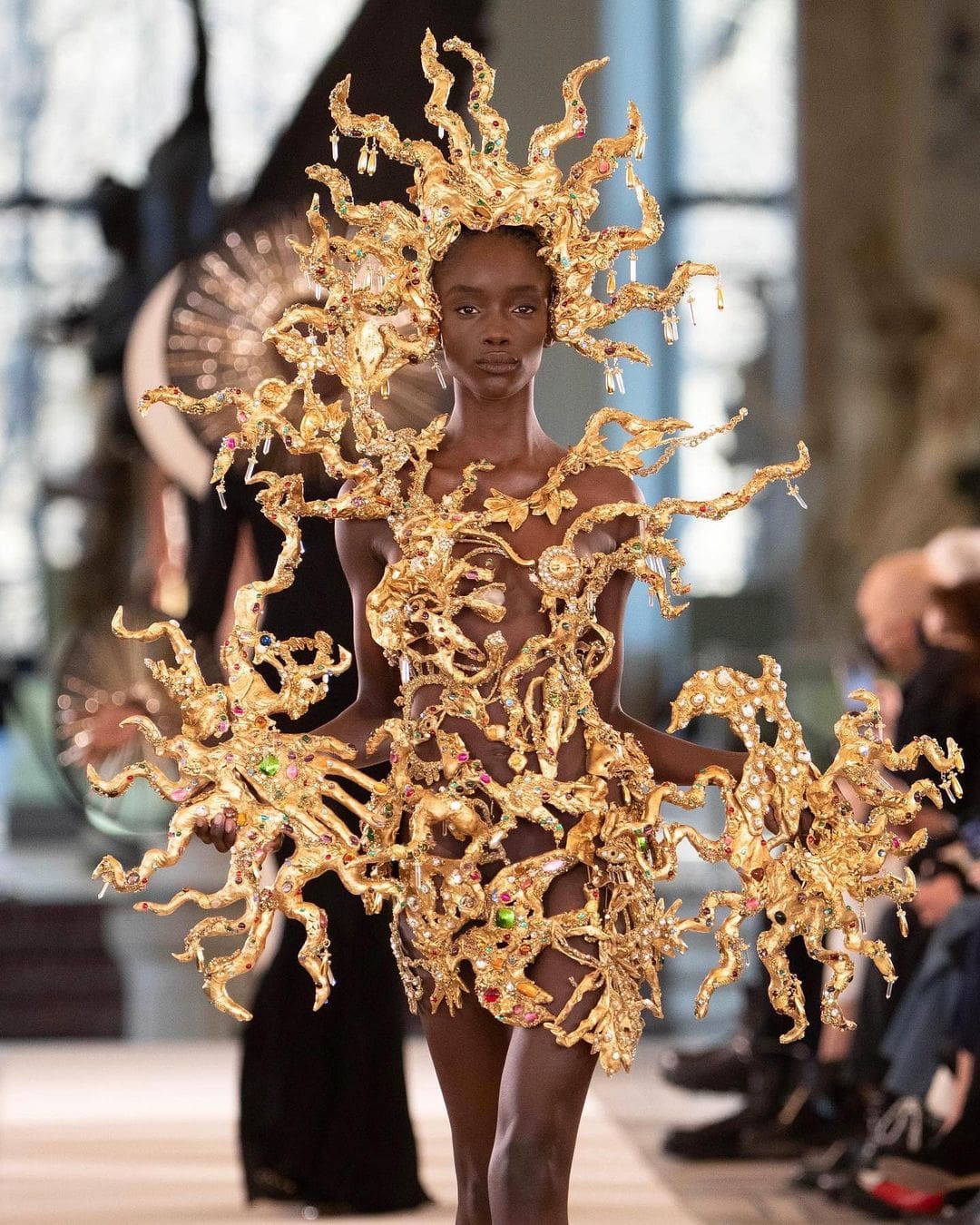 Schiaparelli Haute Couture Spring Summer 2022 Close Up Details by RUNWAY MAGAZINE