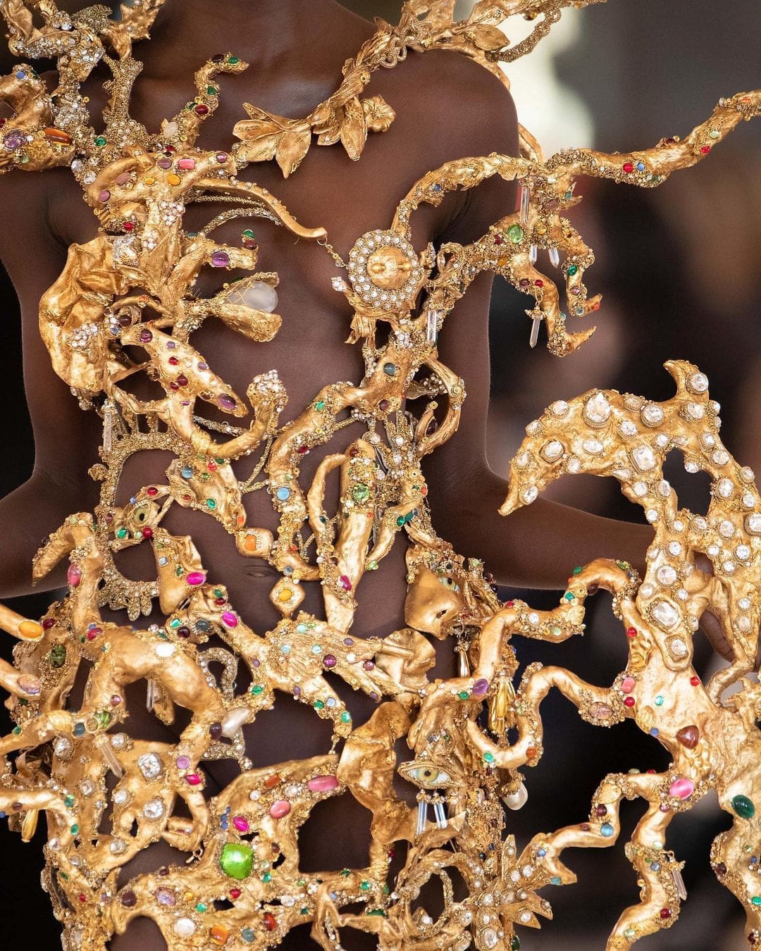 Schiaparelli Haute Couture Spring Summer 2022 Close Up Details by RUNWAY MAGAZINE