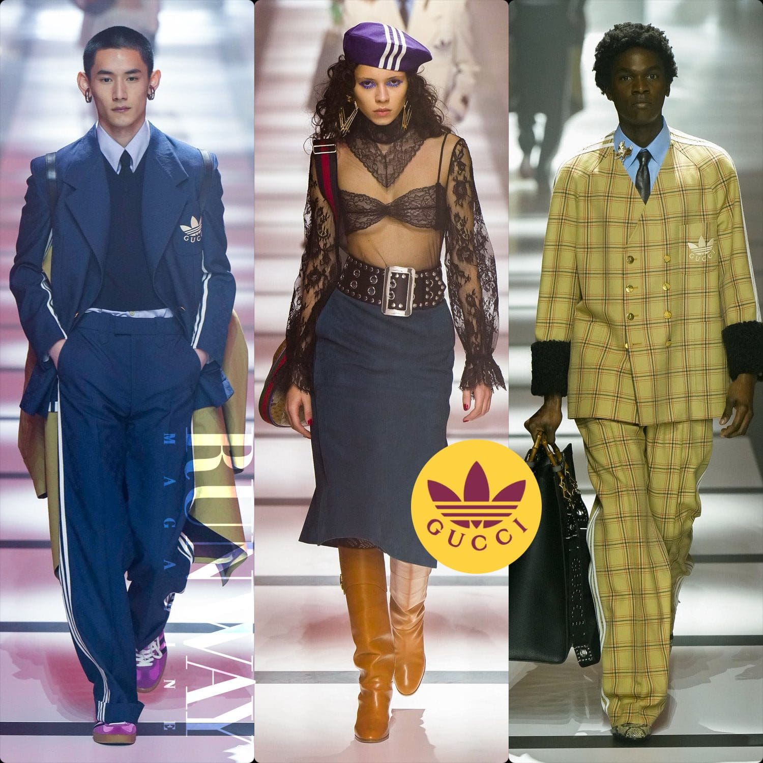 Gucci x Adidas Autunno 2022-2023 Runway Magazine