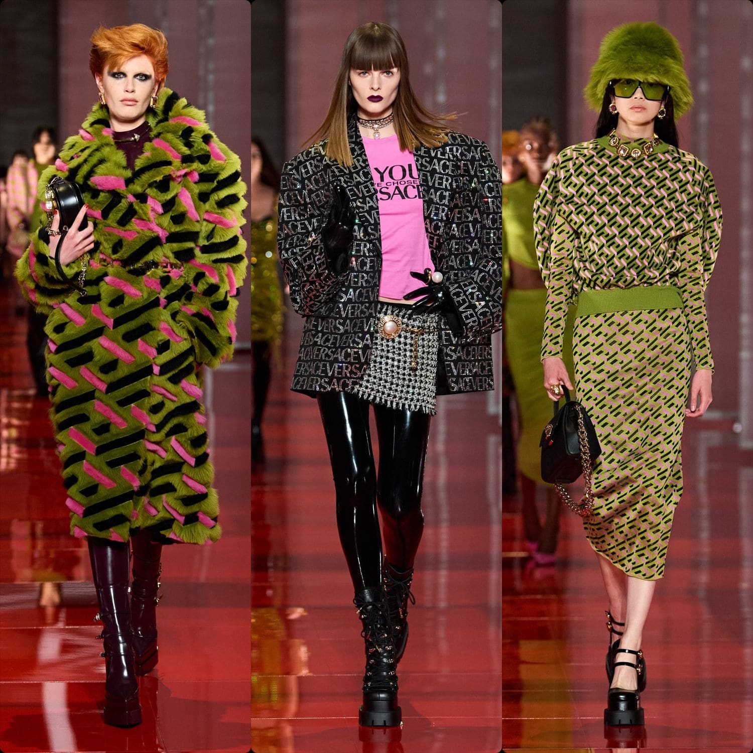 Versace Otoño Invierno 2022-2023 Milán Runway Revistas