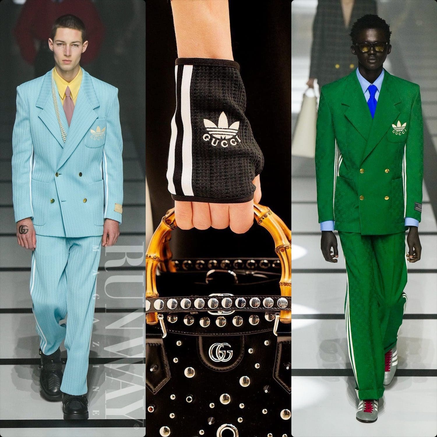 Gucci x Adidas Autunno 2022-2023 Runway Magazine