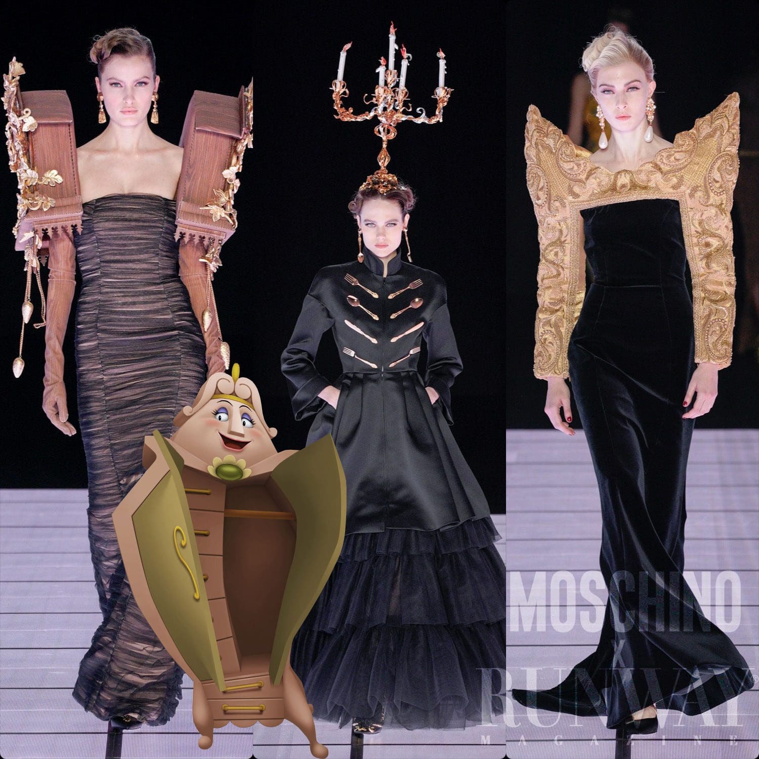 Moschino outono inverno 2022-2023 Milan Runway revista