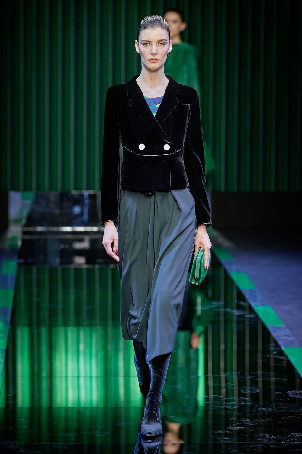 Giorgio Armani 2022 秋冬系列2023 米兰 Runway 杂志