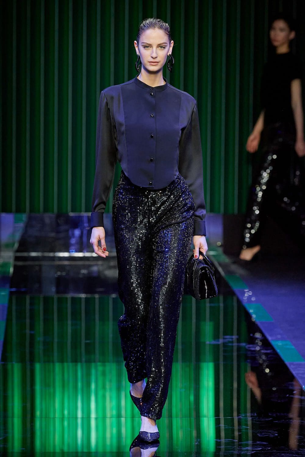 Giorgio Armani 2022 秋冬系列2023 米兰 Runway 杂志