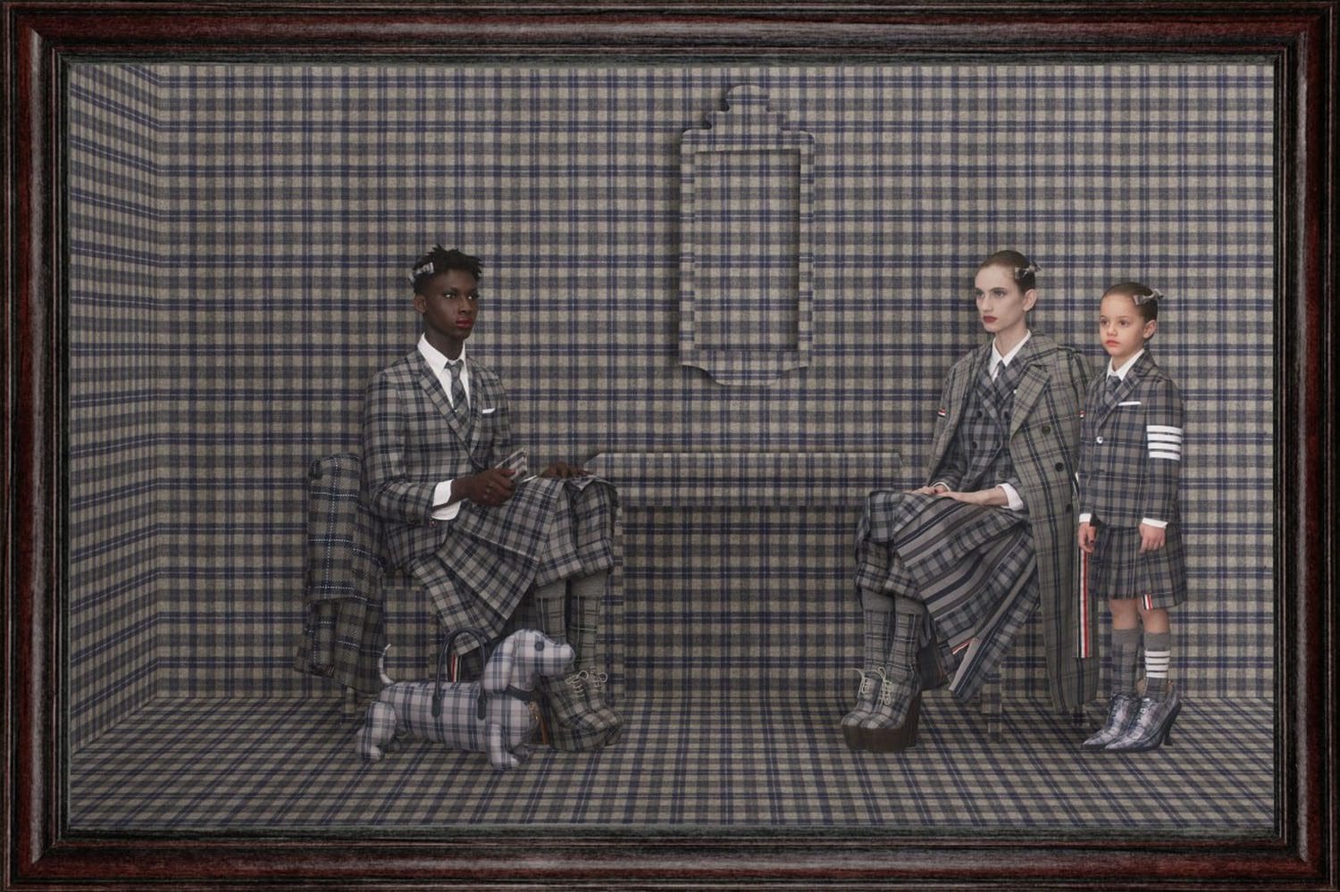 Thom Browne Fall Winter 2022-2023 Tartan by RUNWAY MAGAZINE