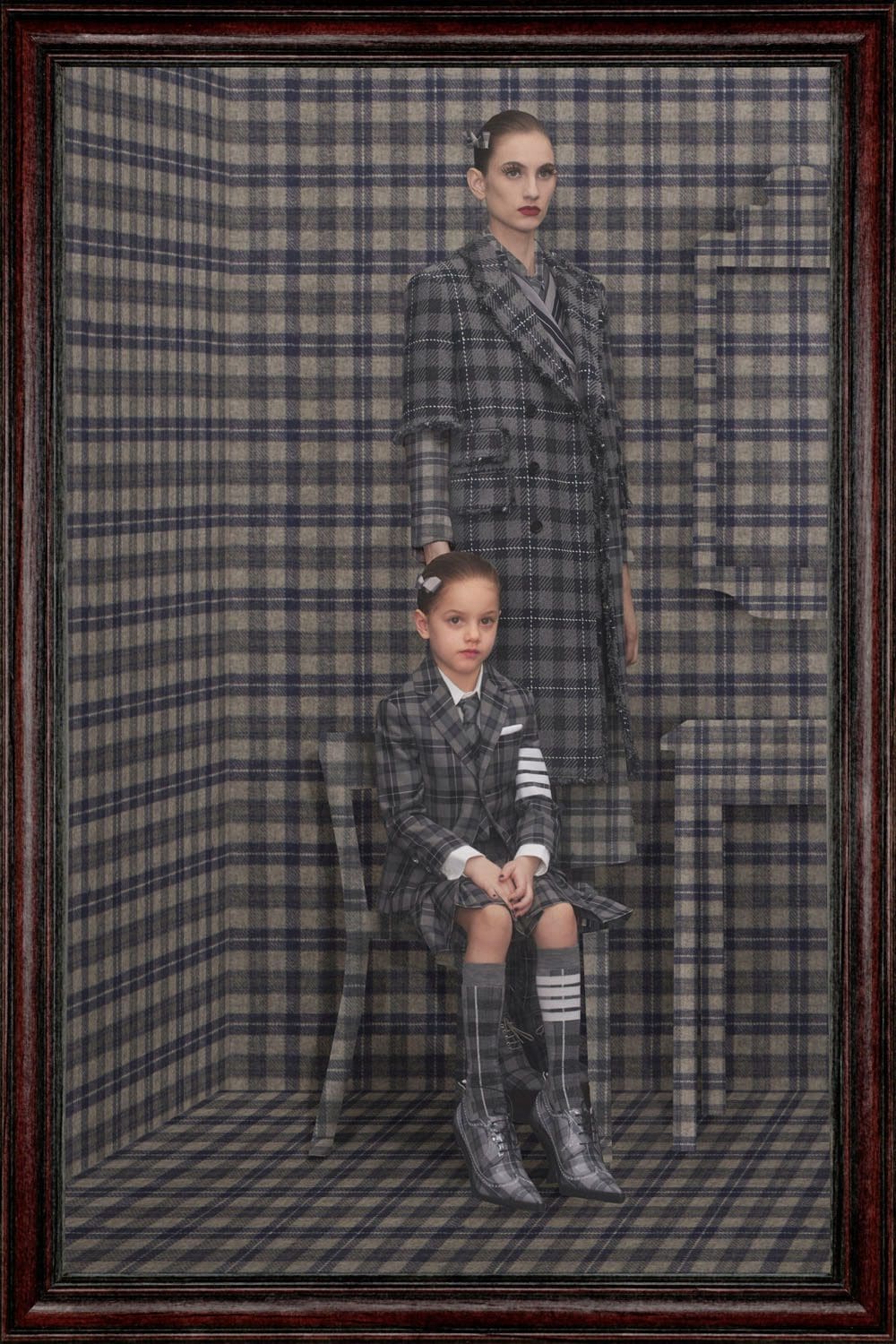 Thom Browne Fall Winter 2022-2023 Tartan by RUNWAY MAGAZINE