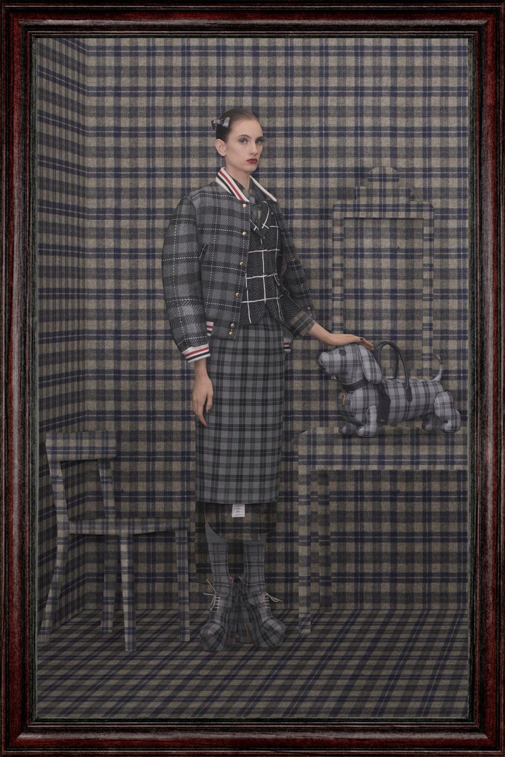 Thom Browne Fall Winter 2022-2023 Tartan by RUNWAY MAGAZINE