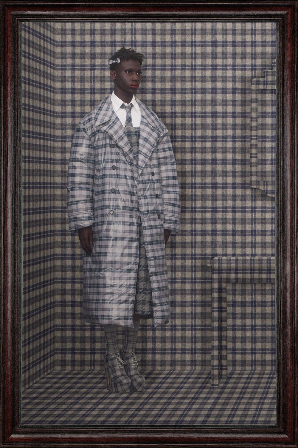 Thom Browne Fall Winter 2022-2023 Tartan by RUNWAY MAGAZINE