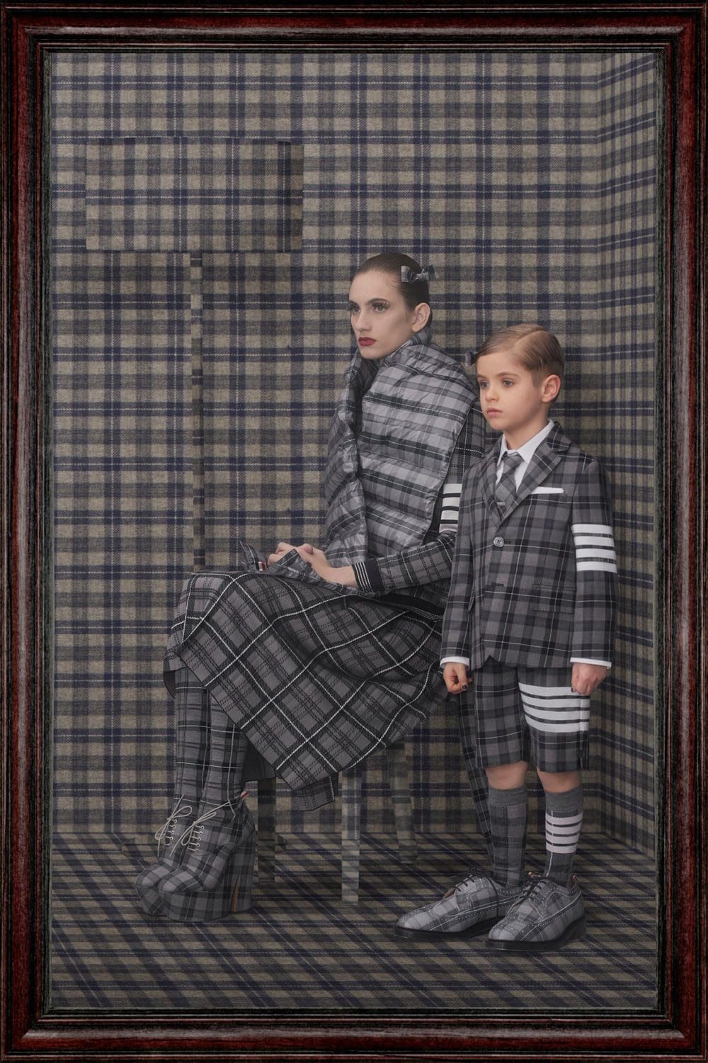 Thom Browne Fall Winter 2022-2023 Tartan by RUNWAY MAGAZINE