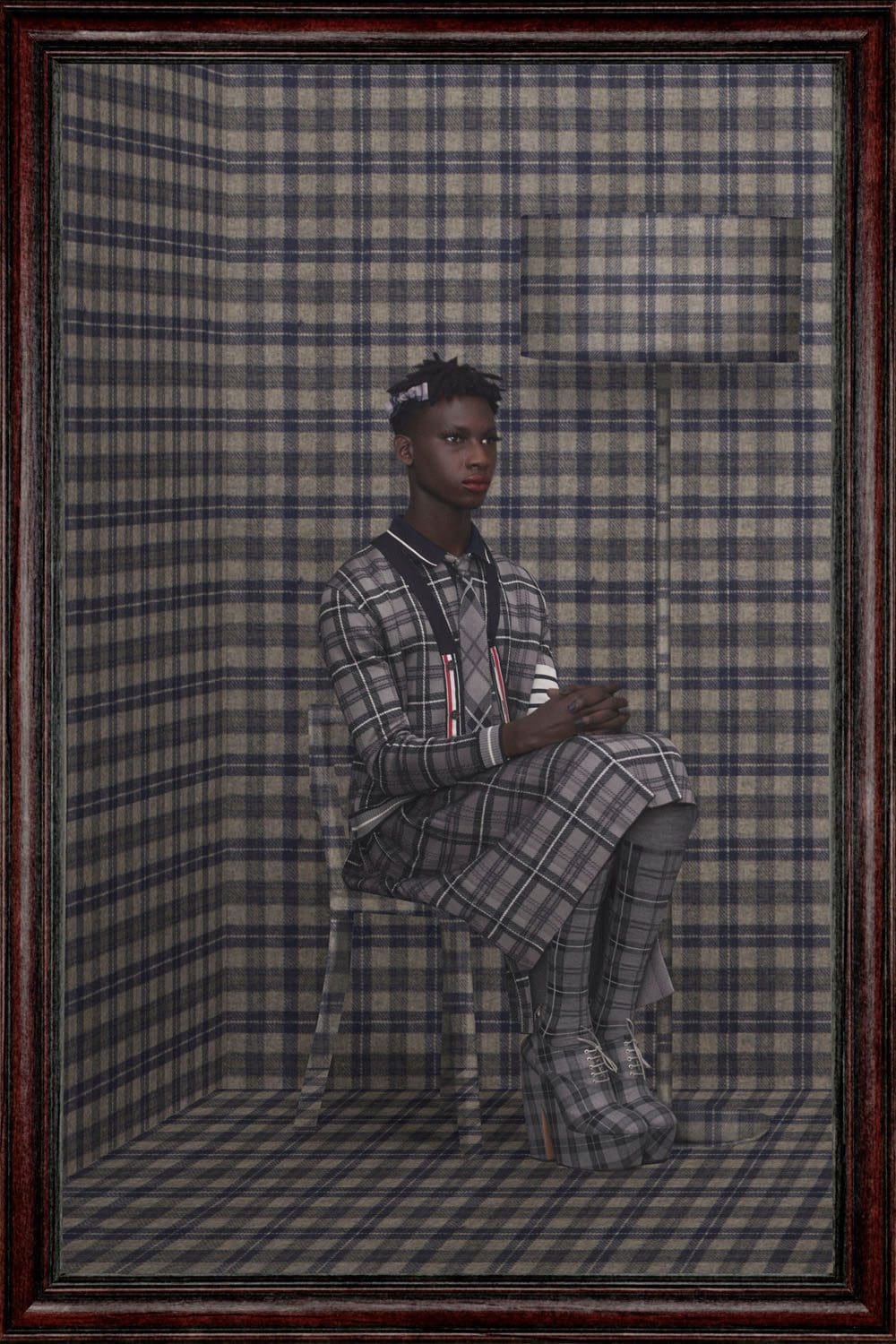 Thom Browne Fall Winter 2022-2023 Tartan by RUNWAY MAGAZINE