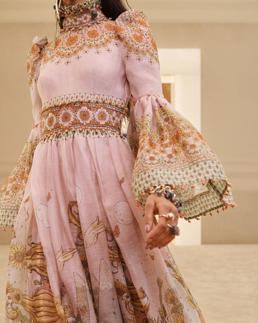 Zimmermann Fall Winter 2022-2023 Details Close Up by RUNWAY MAGAZINE